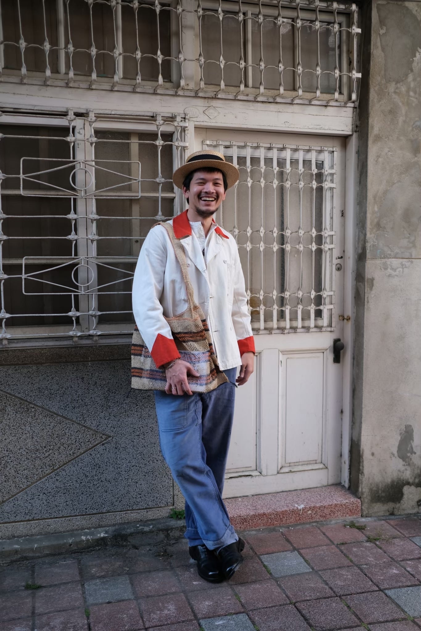 1950’s British Milkman Delivery Work Jacket / 英國牛奶外送員外套