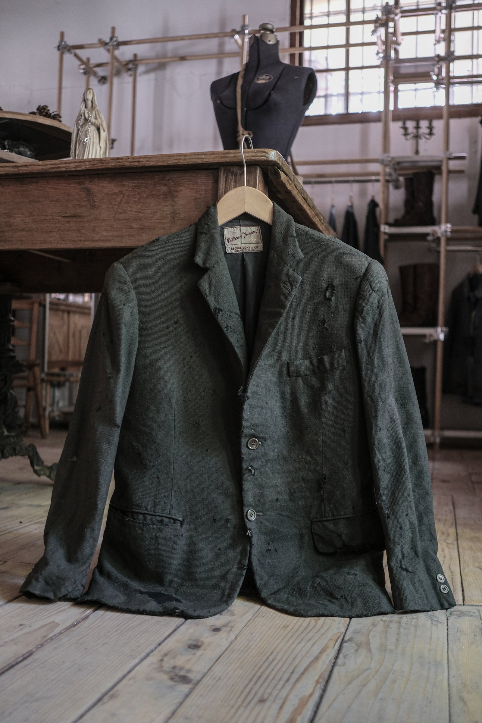 1940’s France Wool Suit Jacket / 法國古著羊毛西裝外套