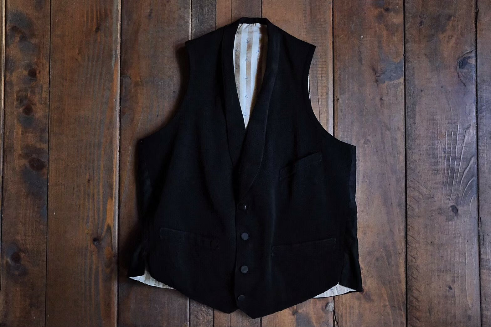 1910’s French Gilet Swallow Lining / 法國燕子內裡背心