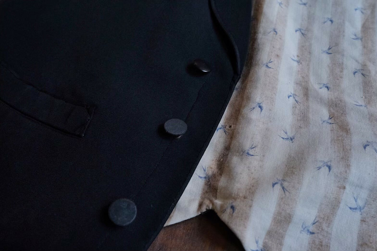 1910’s French Gilet Swallow Lining / 法國燕子內裡背心