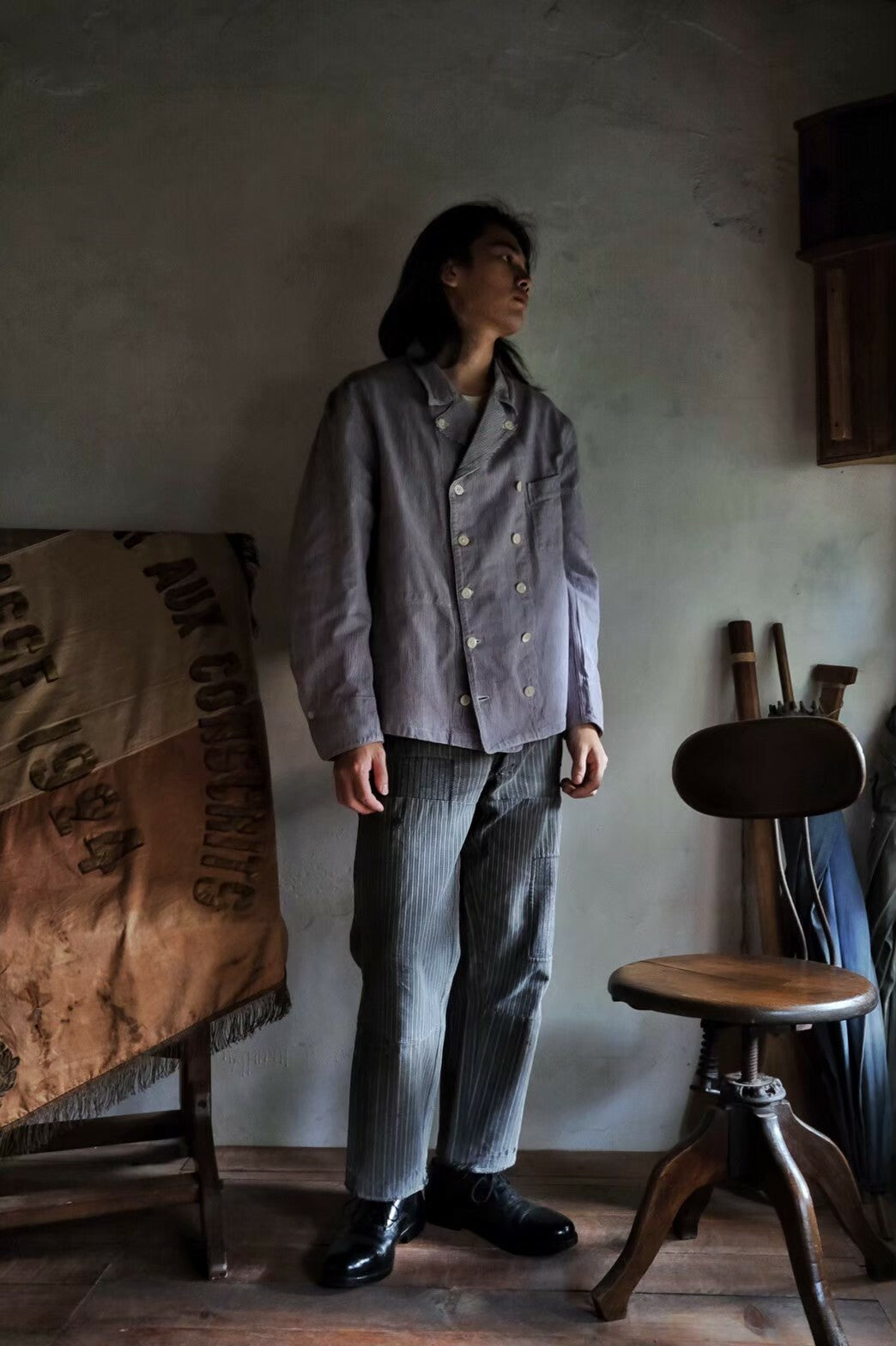 1930’s “BRAILLON” French Butcher Jacket / 法國廚師外套