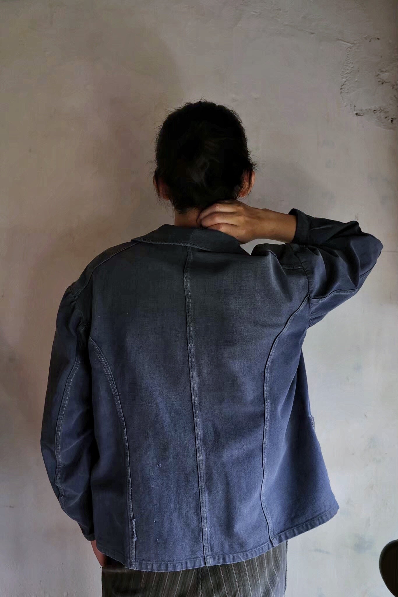 1940’s "Au Molinel" Linen Work Jacket / 法國工作外套