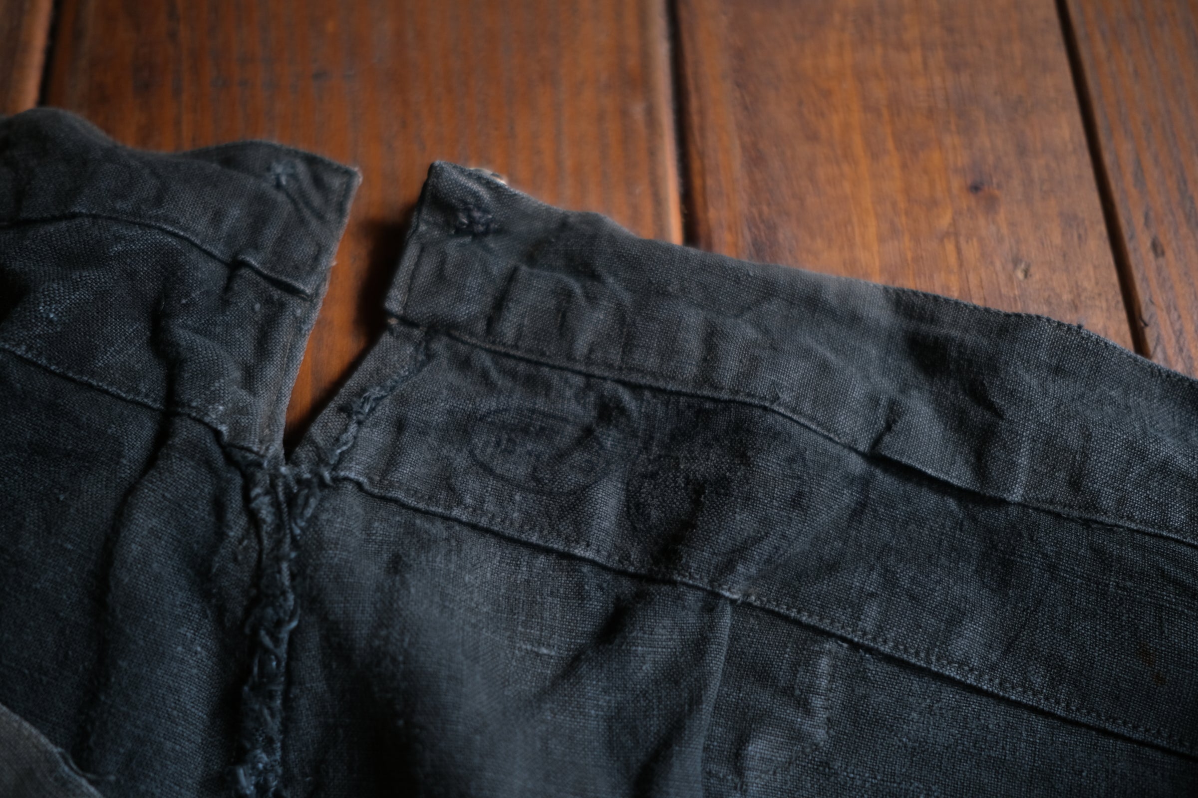 1940’s French Military Bourgeron Trousers / 法國軍用麻料長褲