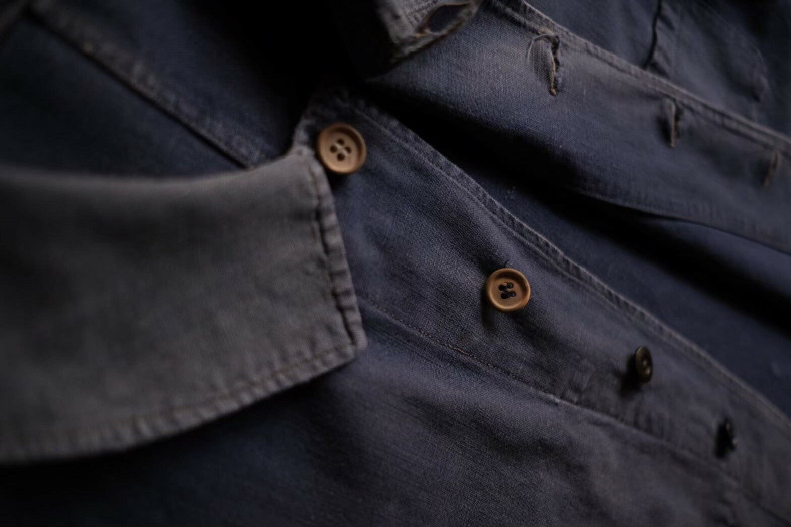 1940’s "Au Molinel" Linen Work Jacket / 法國工作外套