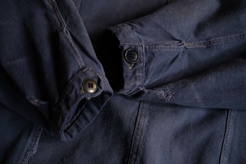 1940’s "Au Molinel" Linen Work Jacket / 法國工作外套