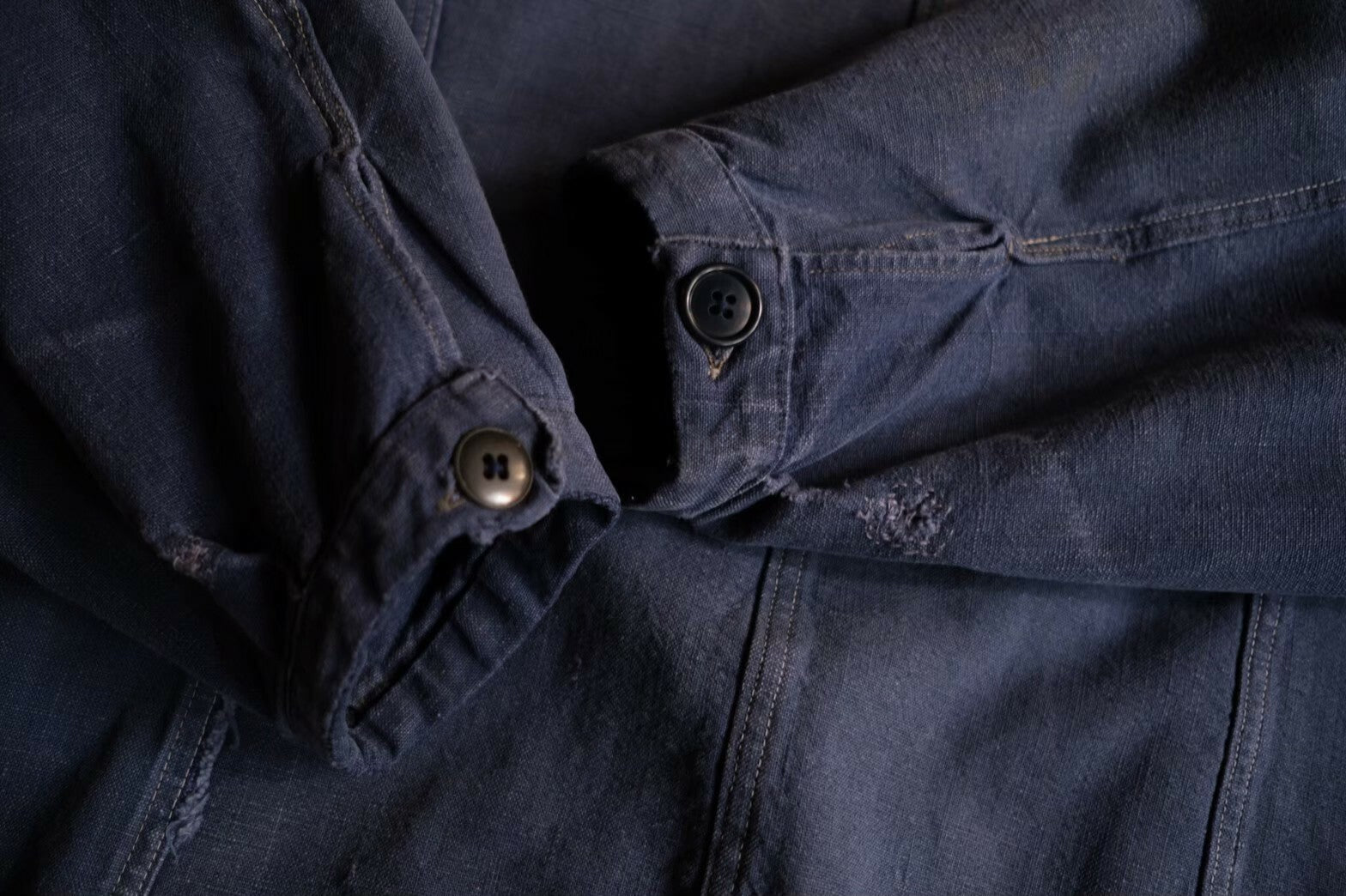 1940’s "Au Molinel" Linen Work Jacket / 法國工作外套