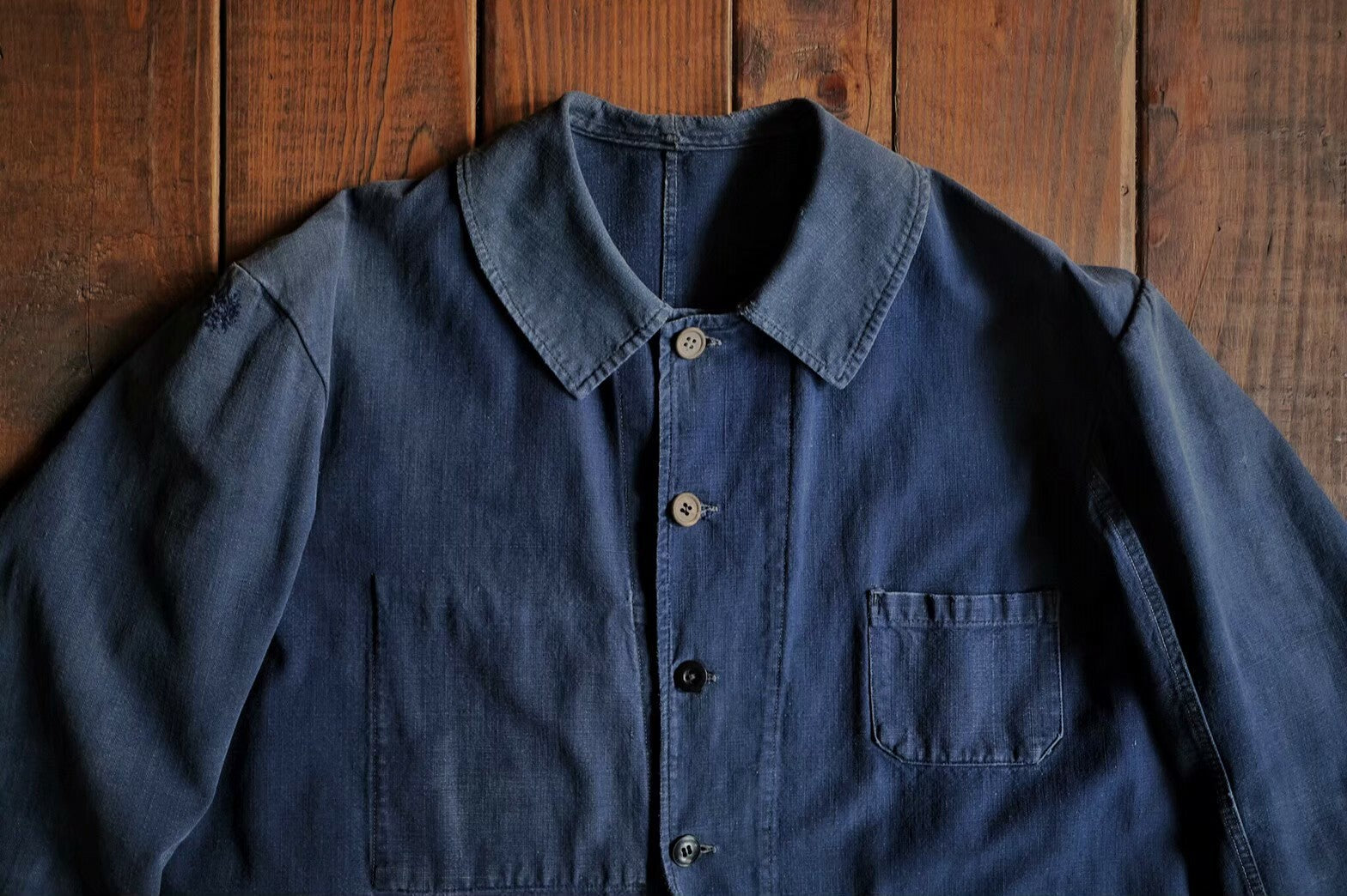 1940’s "Au Molinel" Linen Work Jacket / 法國工作外套