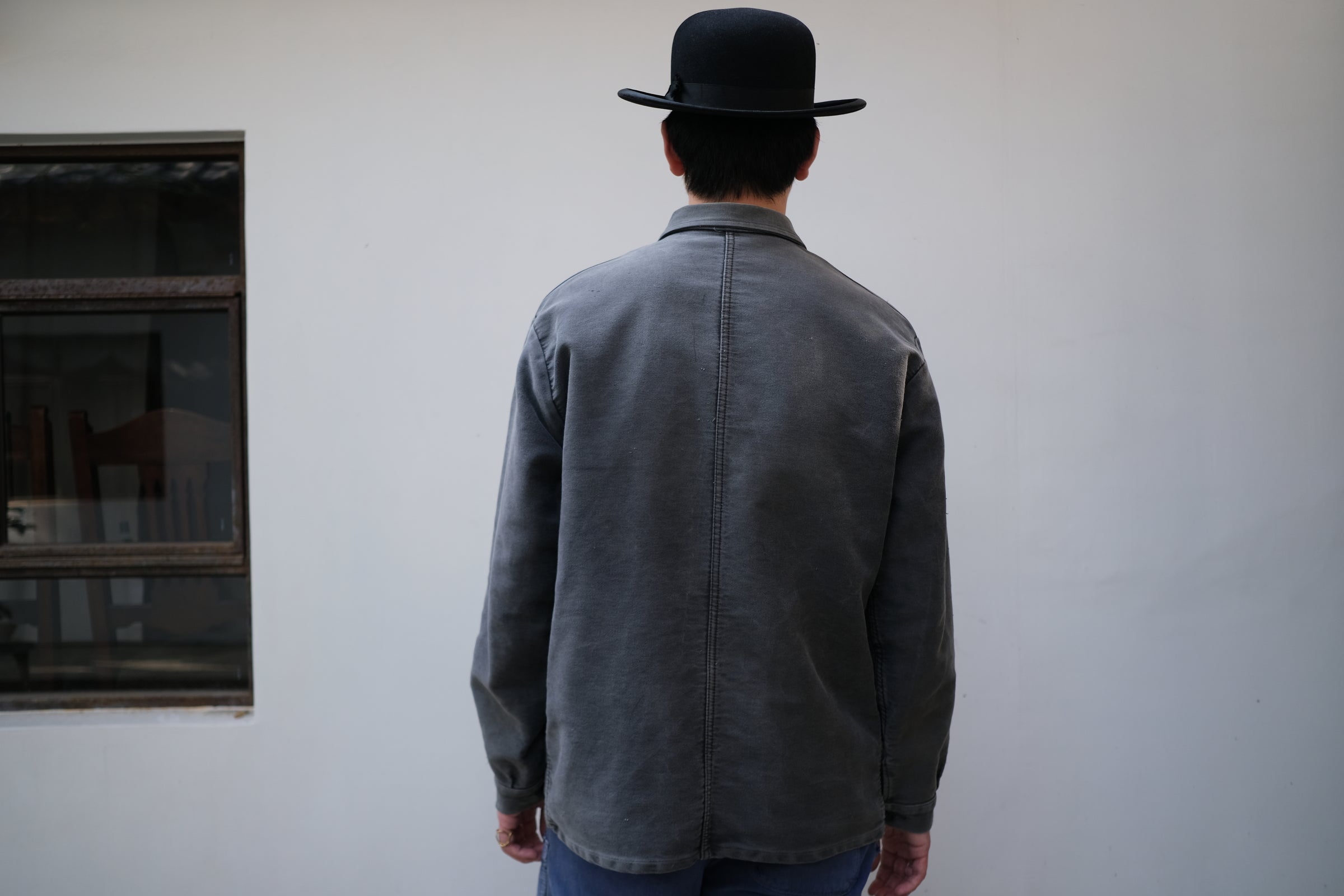 1960’s French Moleskin Work Jacket / 法國黑色工作外套