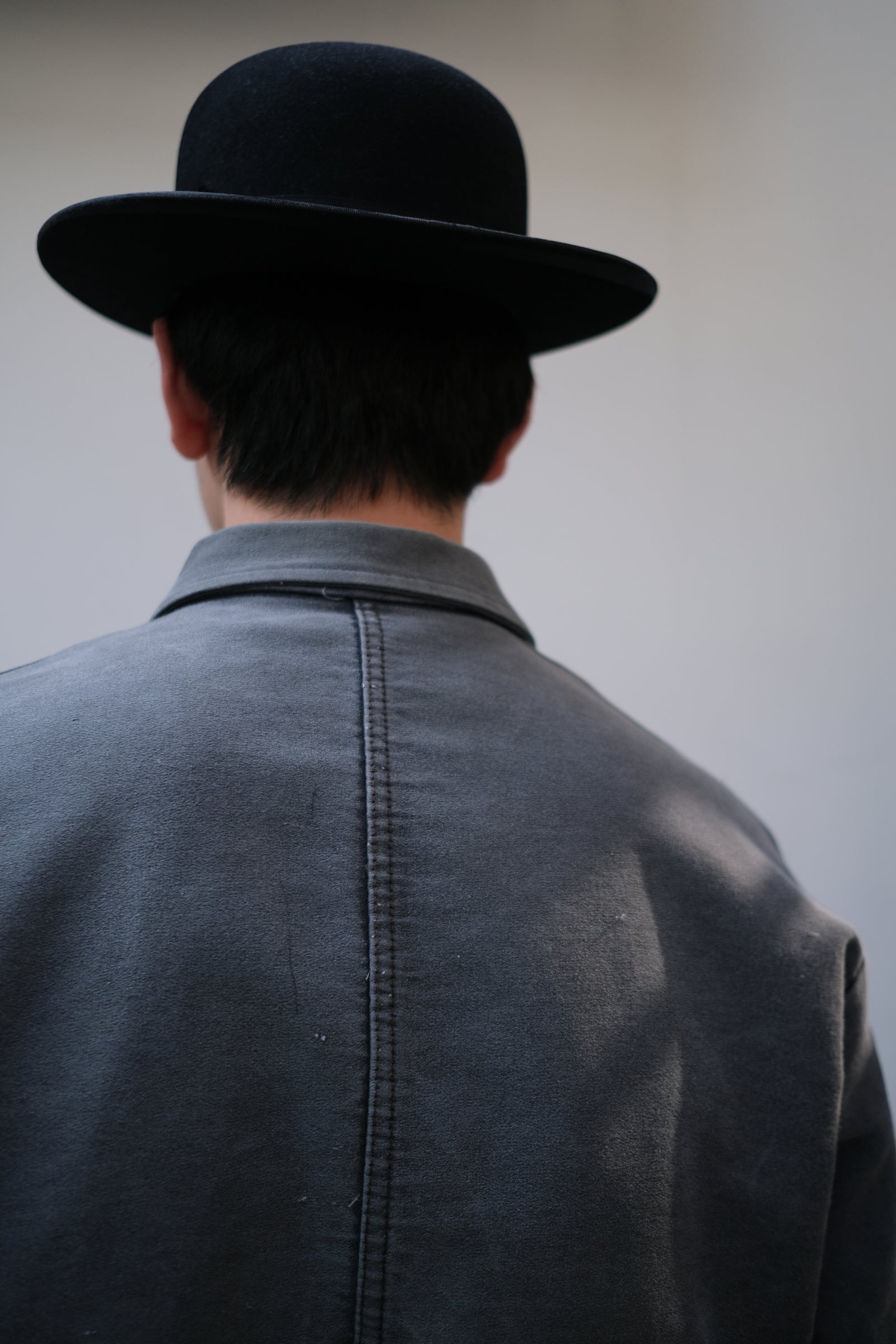 1960’s French Moleskin Work Jacket / 法國黑色工作外套