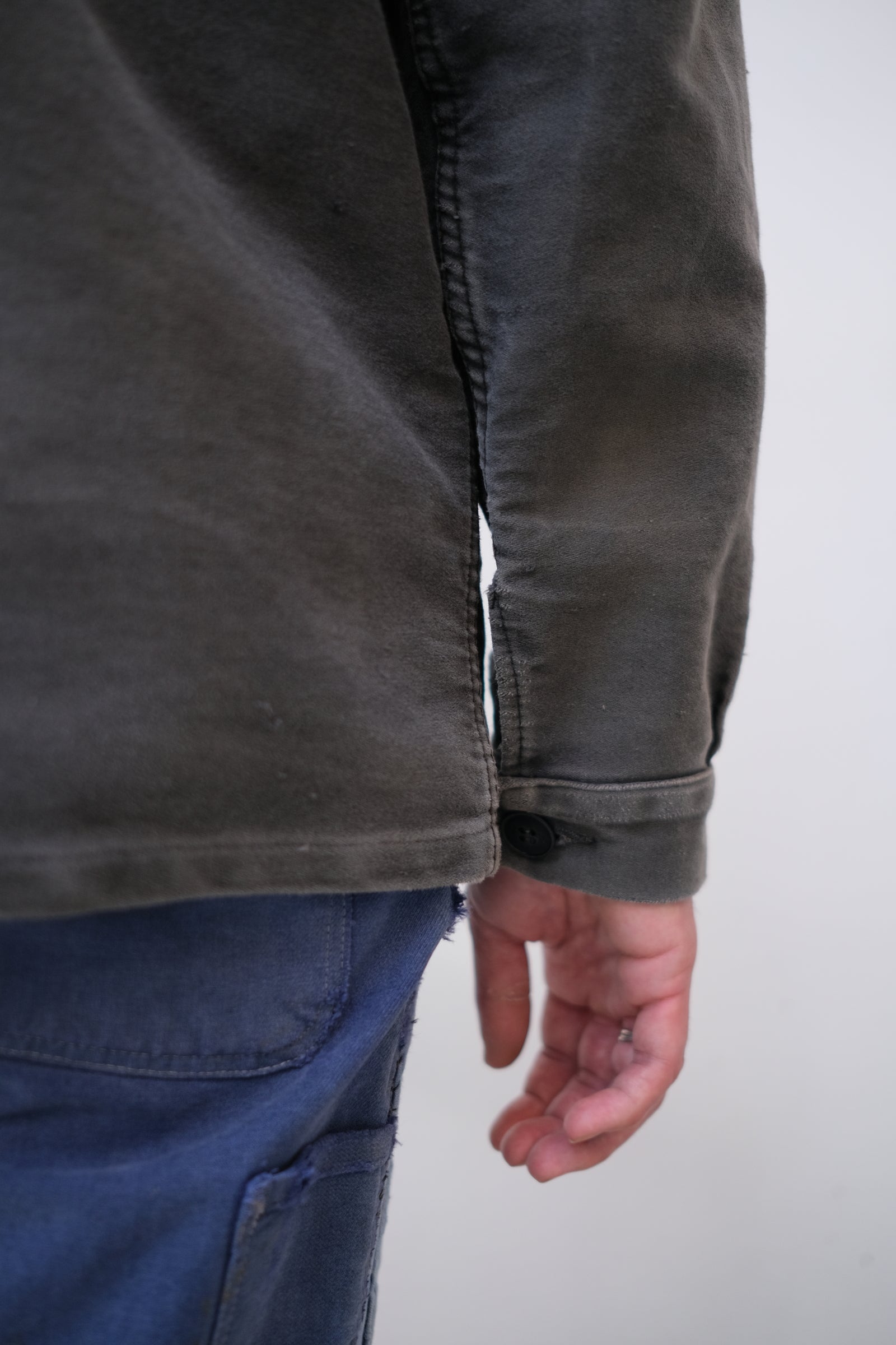 1960’s French Moleskin Work Jacket / 法國黑色工作外套
