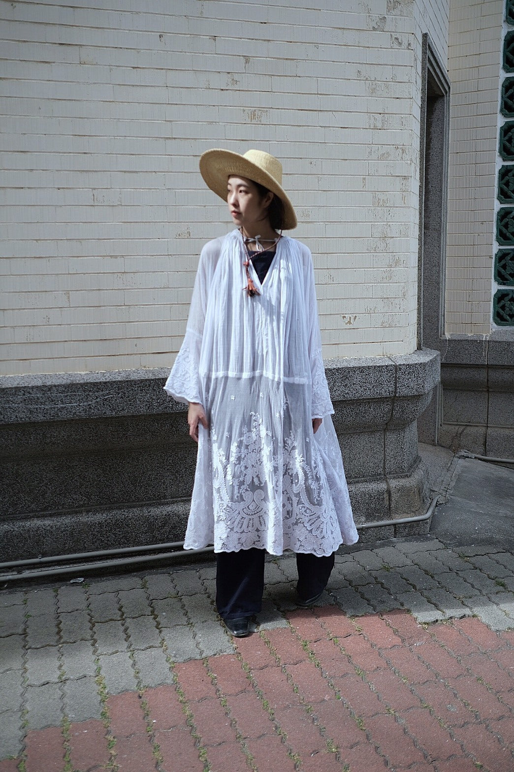 Early 20th C. French “Aube“ Church Smock / 法國牧師長罩衫