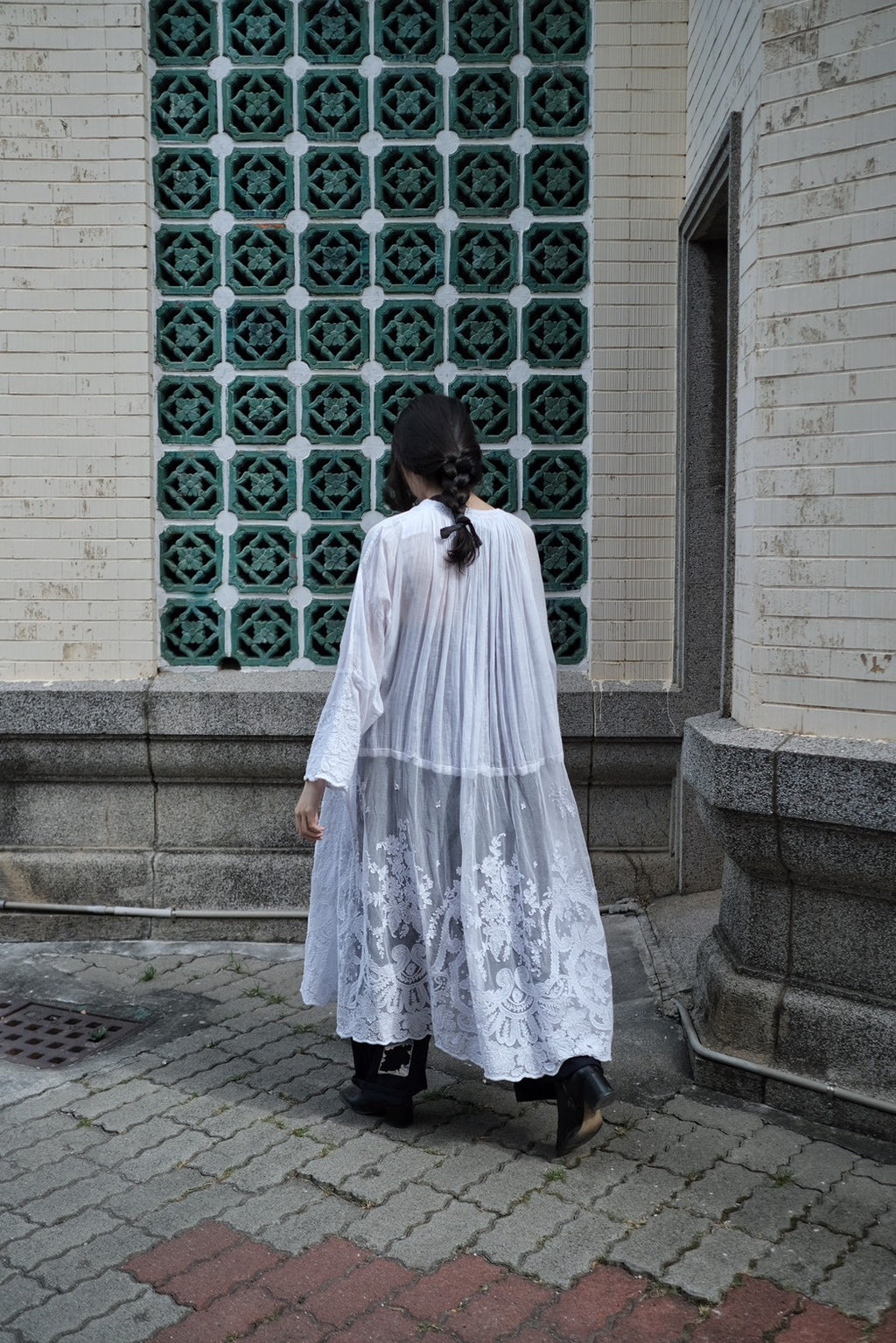 Early 20th C. French “Aube“ Church Smock / 法國牧師長罩衫