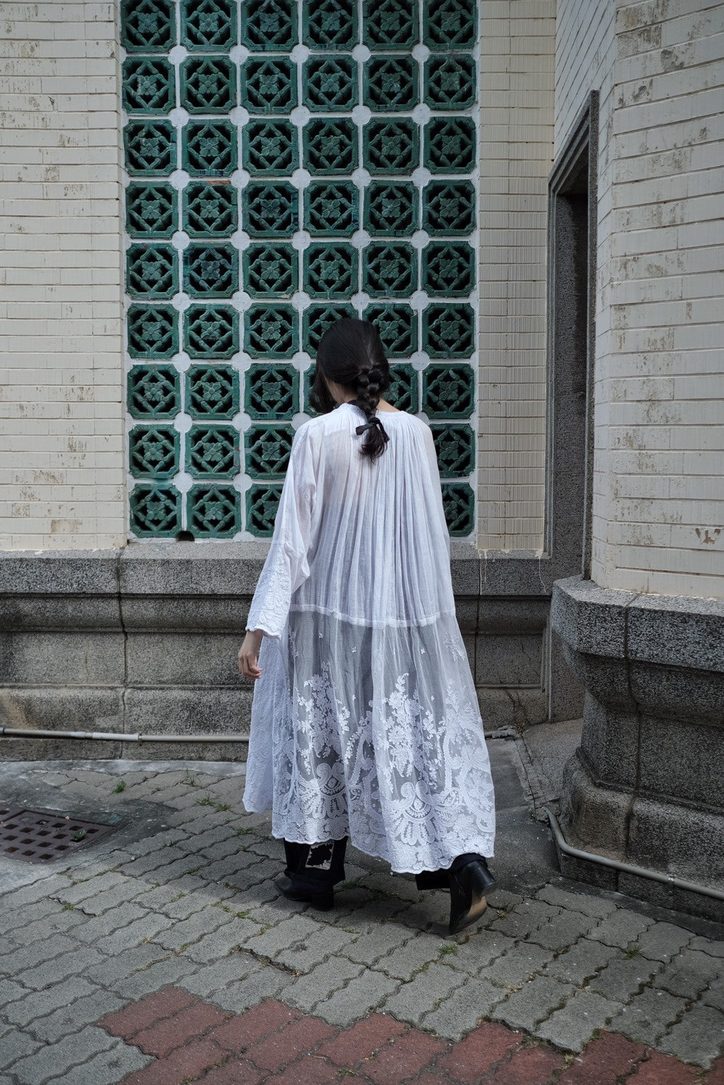 Early 20th C. French “Aube“ Church Smock / 法國牧師長罩衫