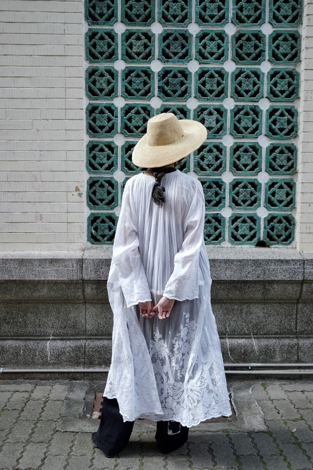 Early 20th C. French “Aube“ Church Smock / 法國牧師長罩衫