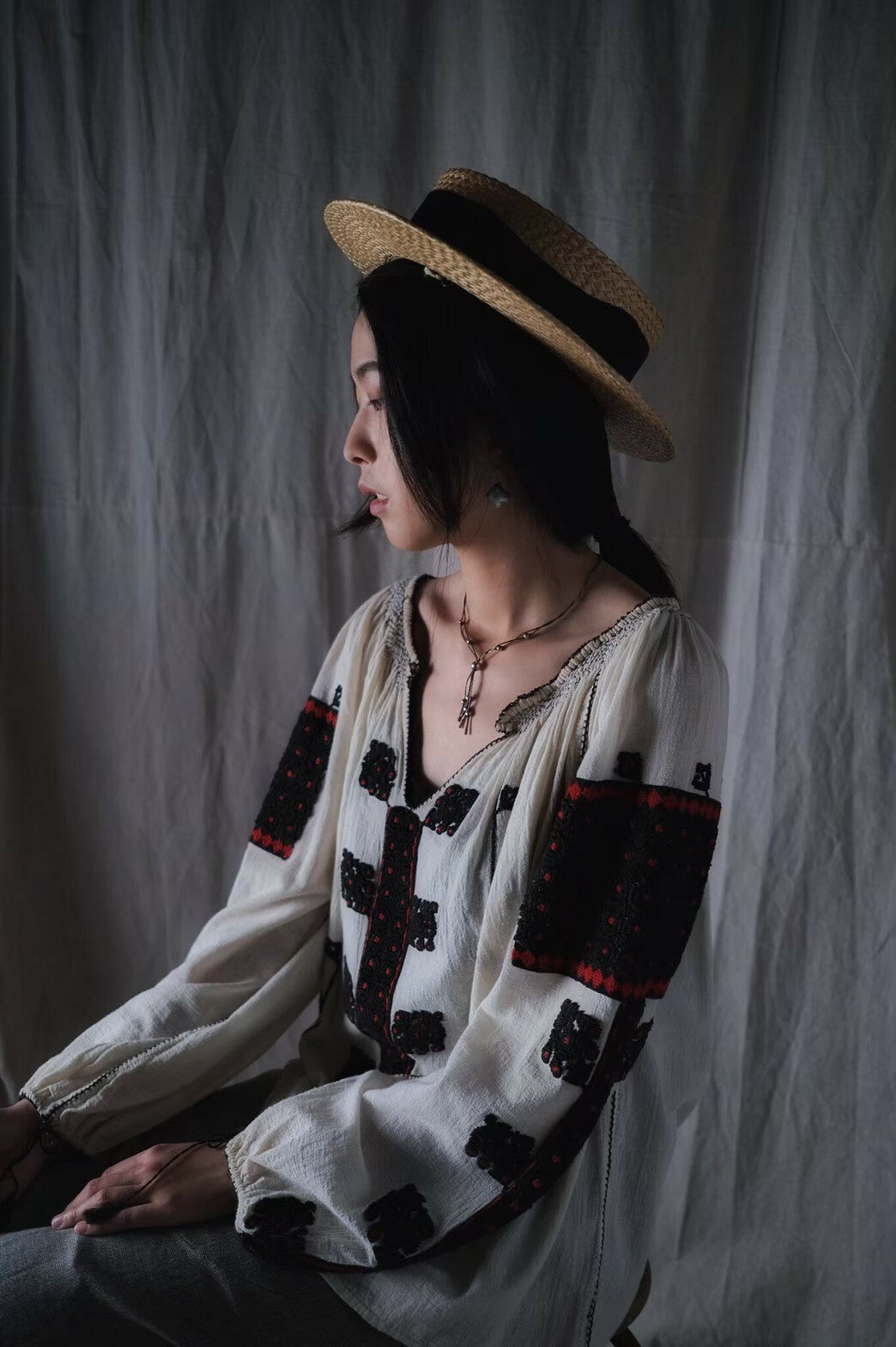 1940’s Romanian Folk Blouse / 羅馬尼亞罩衫