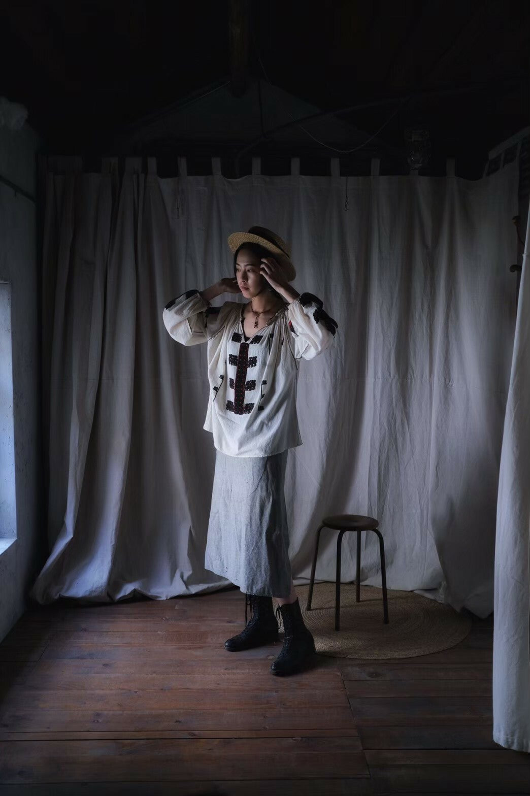 1940’s Romanian Folk Blouse / 羅馬尼亞罩衫