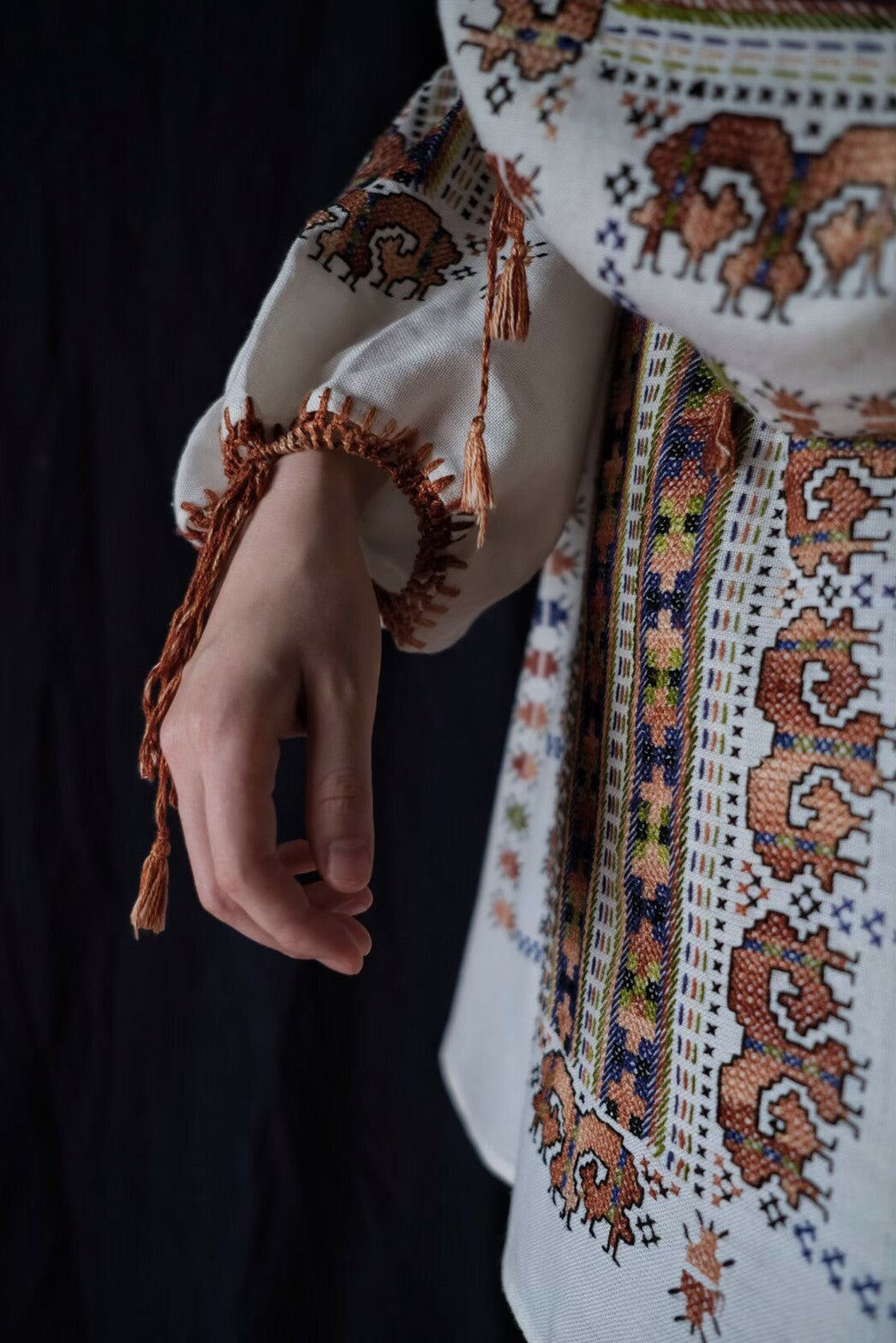 1960’s Croatian Folk Blouse / 克羅地亞罩衫