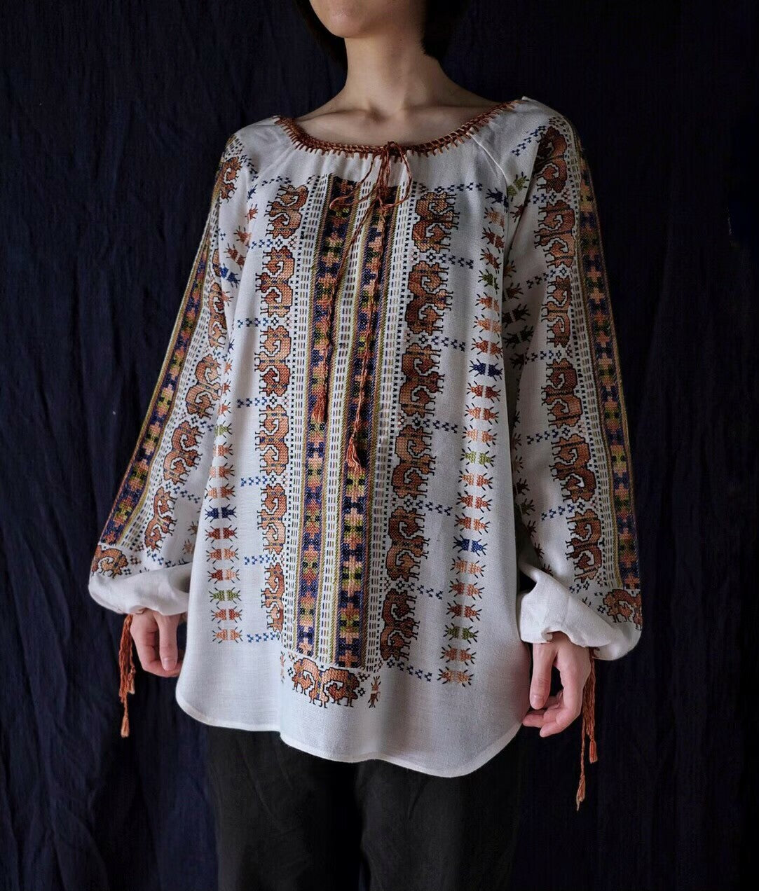 1960’s Croatian Folk Blouse / 克羅地亞罩衫