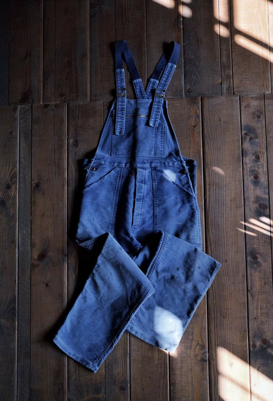 1950’s French "Le Mont" Moleskin Overall / 法國工作吊帶褲