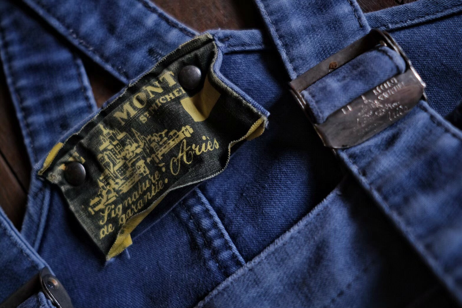 1950’s French "Le Mont" Moleskin Overall / 法國工作吊帶褲