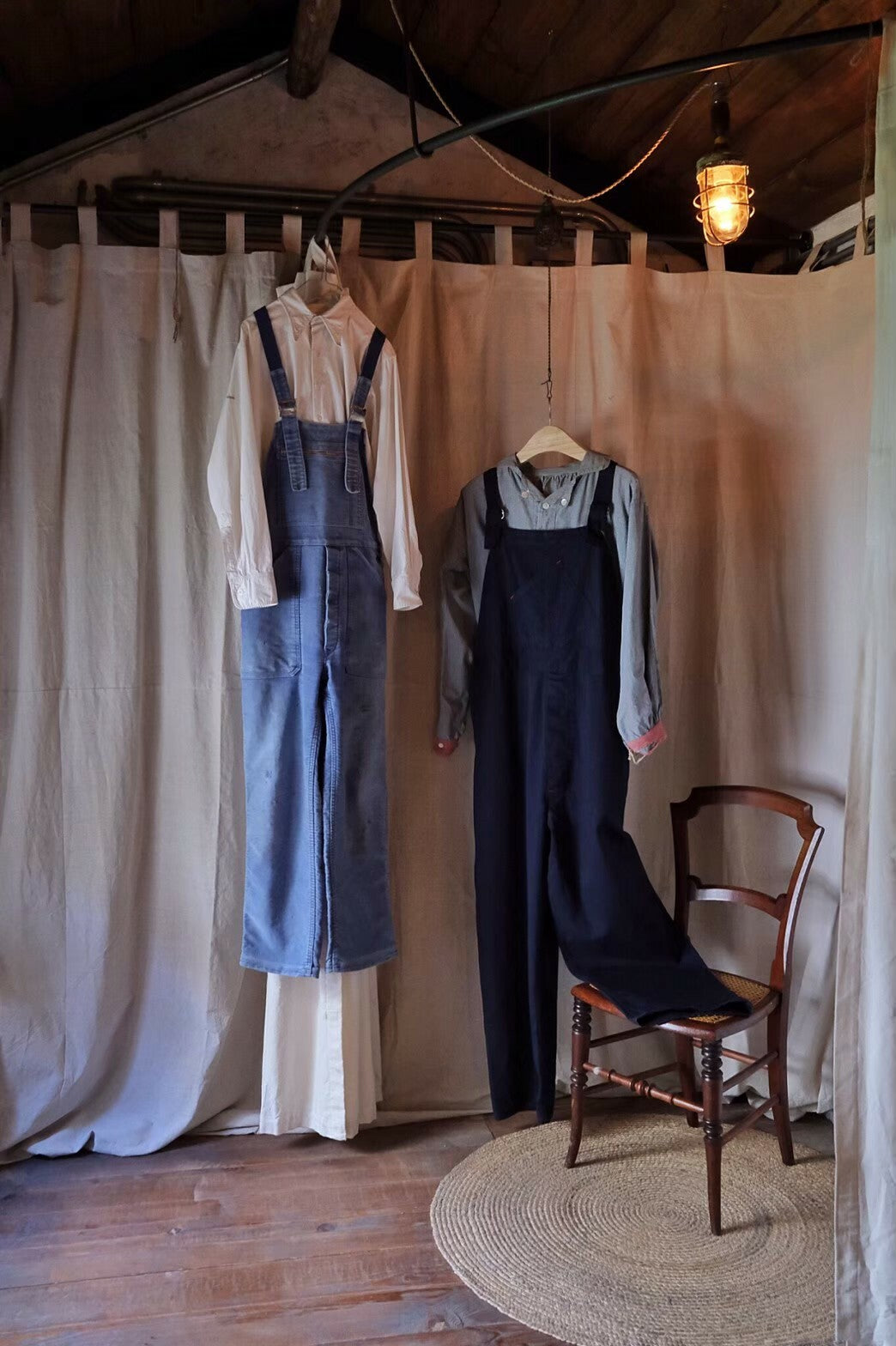 1950’s French "Le Mont" Moleskin Overall / 法國工作吊帶褲
