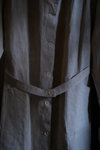 1950's French Military Hospital Nurse Coat / 法軍醫療亞麻大衣