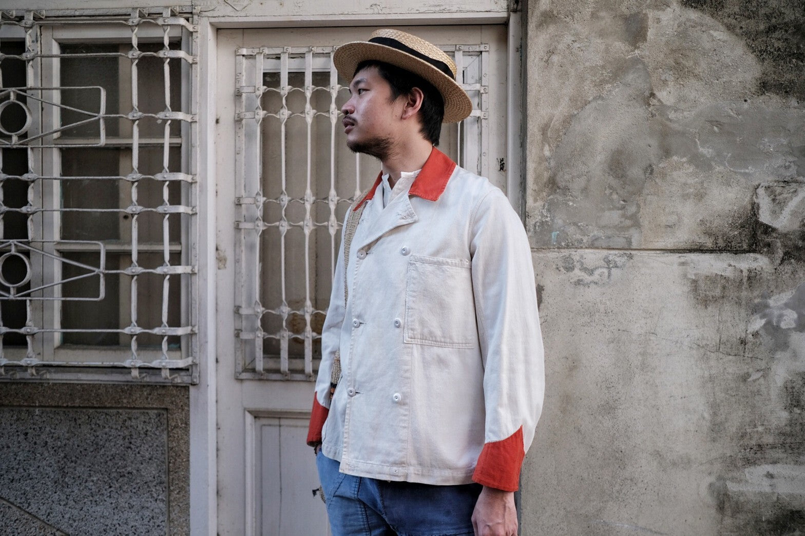 1950’s British Milkman Delivery Work Jacket / 英國牛奶外送員外套