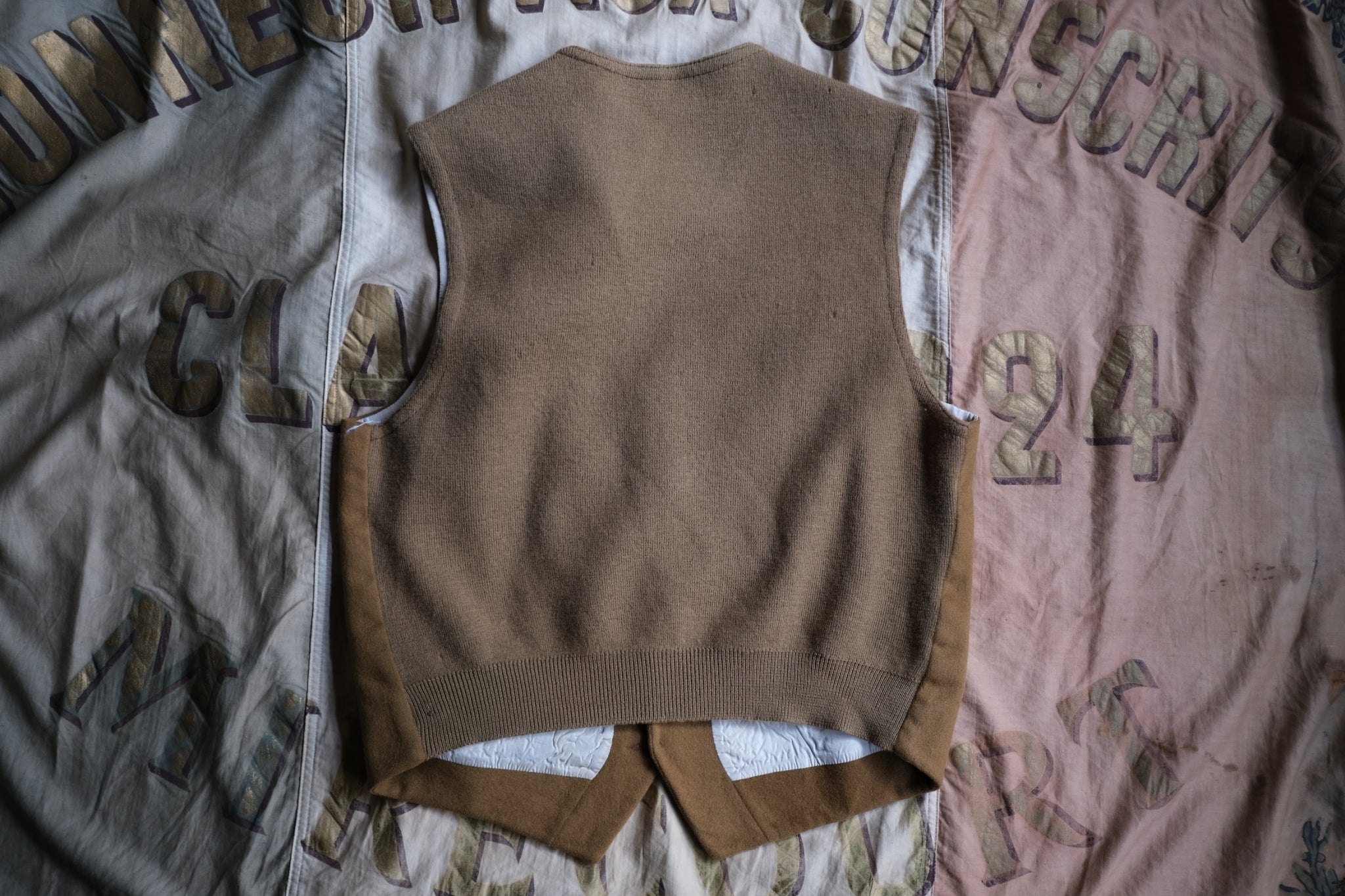 1940-1950's French Wool Hunting Vest / 法國羊毛狩獵背心