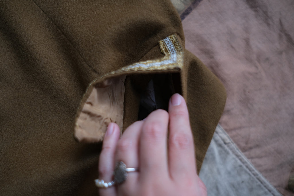 1940-1950's French Wool Hunting Vest / 法國羊毛狩獵背心
