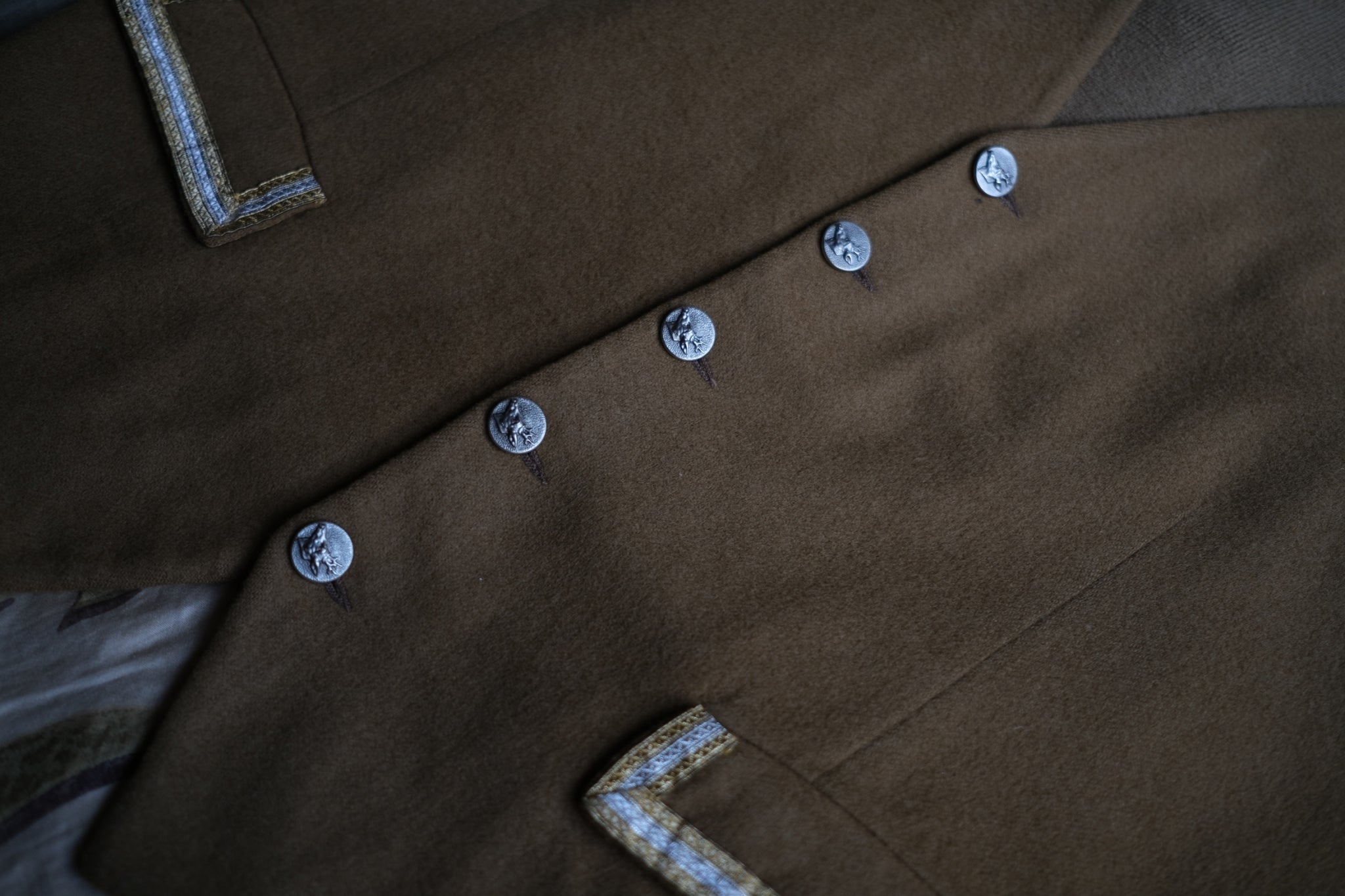 1940-1950's French Wool Hunting Vest / 法國羊毛狩獵背心