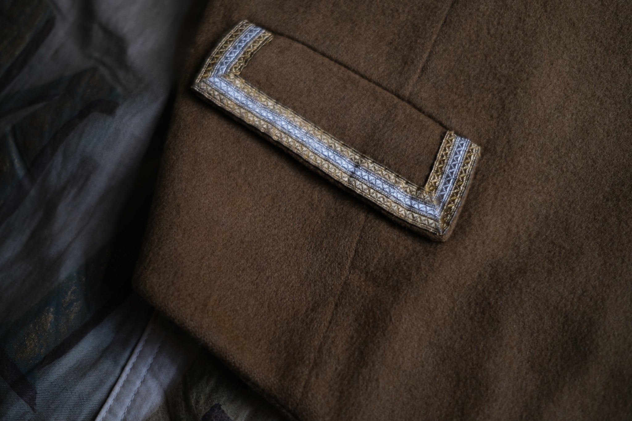 1940-1950's French Wool Hunting Vest / 法國羊毛狩獵背心