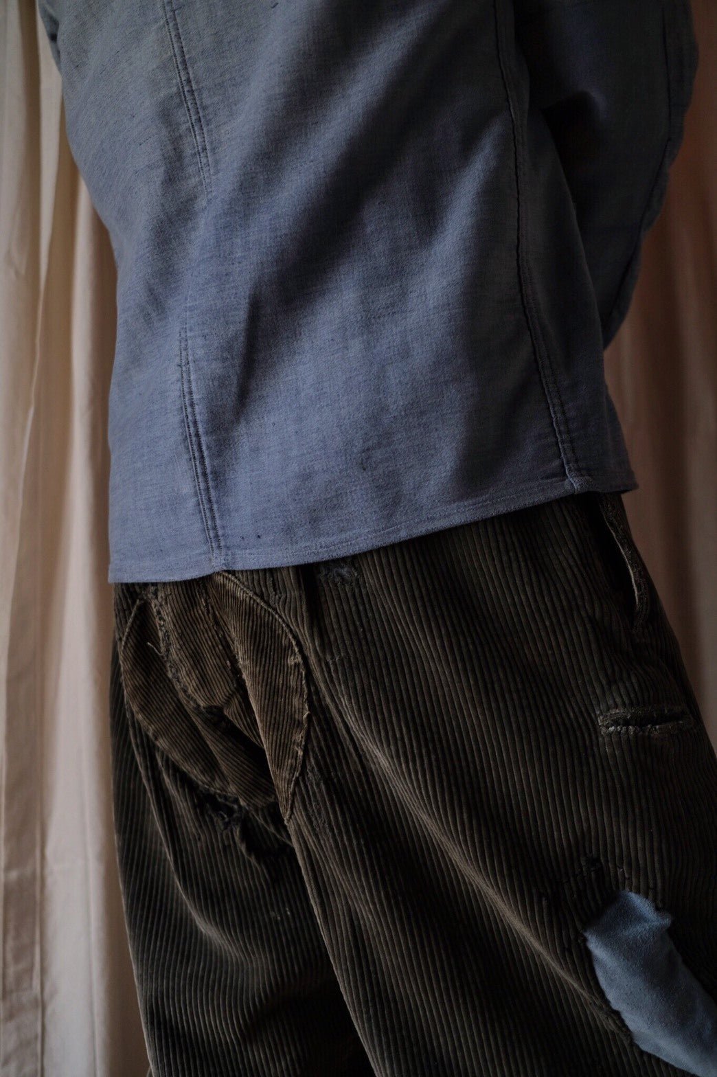1950's French Corduroy Farmer Work Trousers  / 法國燈芯絨工作褲
