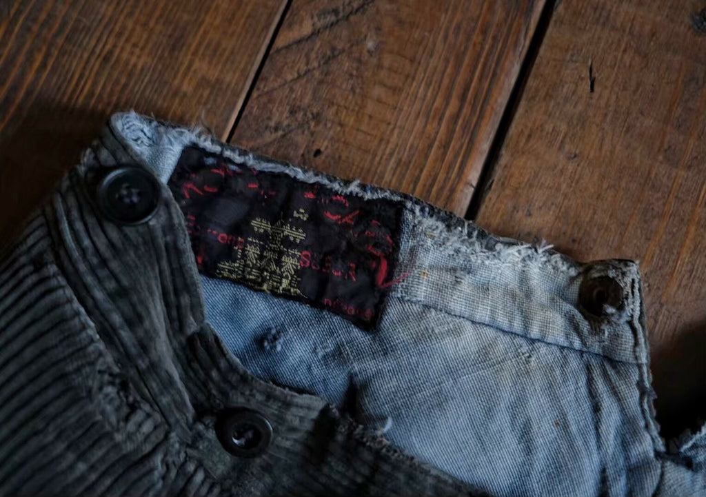 1950's French Corduroy Farmer Work Trousers  / 法國燈芯絨工作褲
