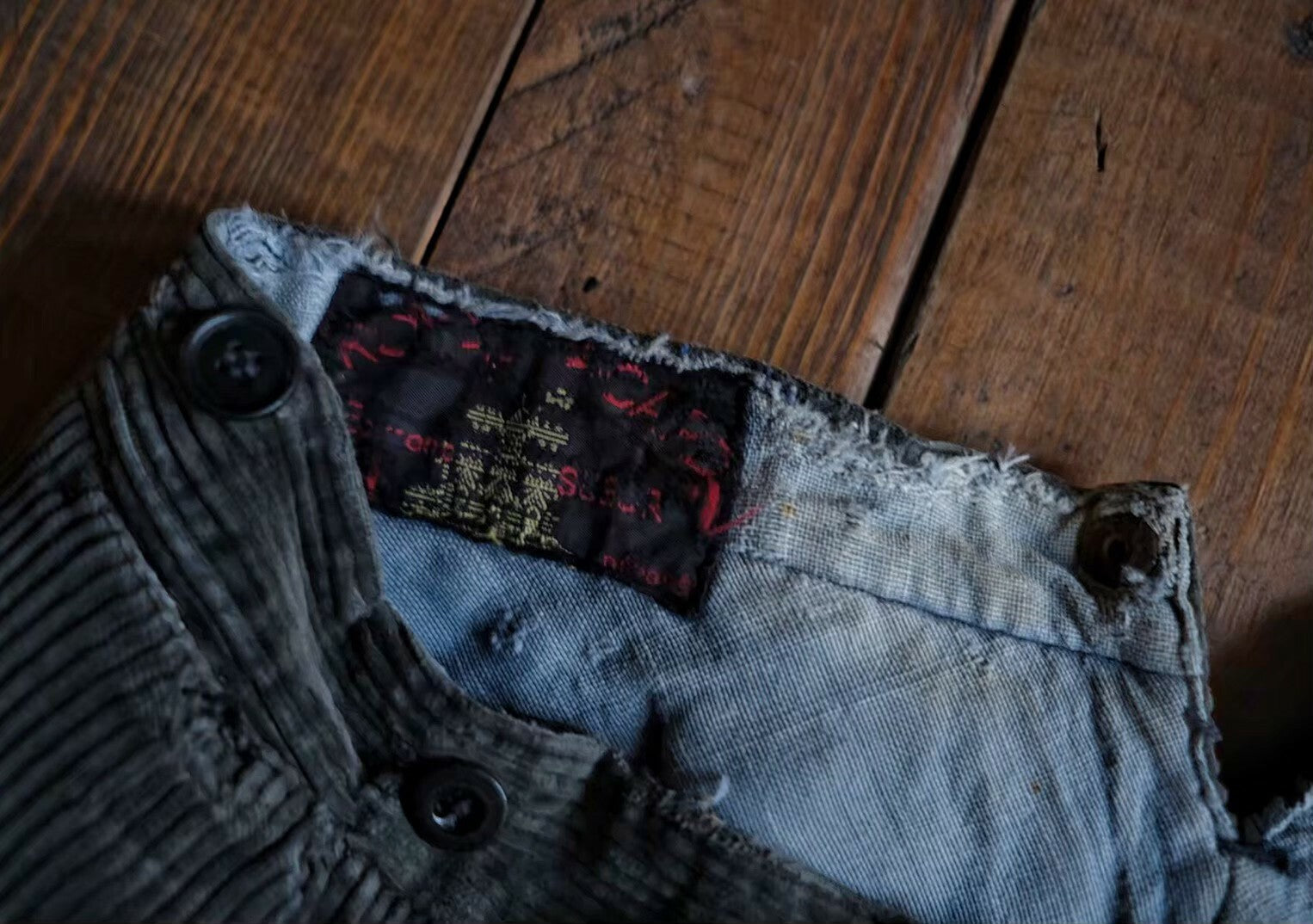 1950's French Corduroy Farmer Work Trousers  / 法國燈芯絨工作褲