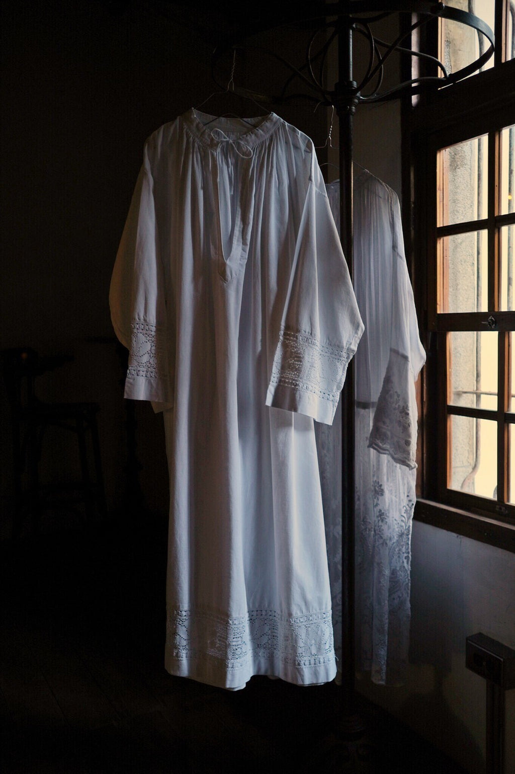 1950-1960's French “Aube“ Church Smock / 法國牧師長罩衫