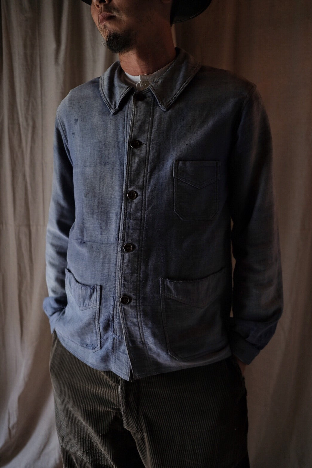 1930's French Moleskin Work Jacket / 法國工作外套