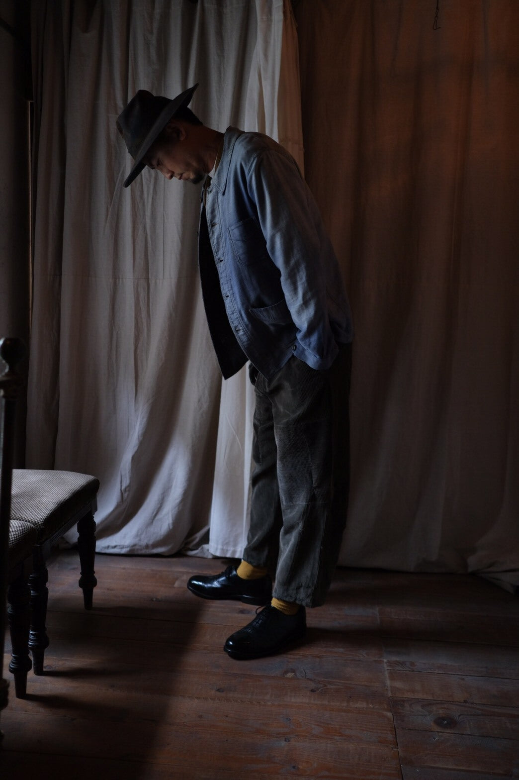 1930's French Moleskin Work Jacket / 法國工作外套