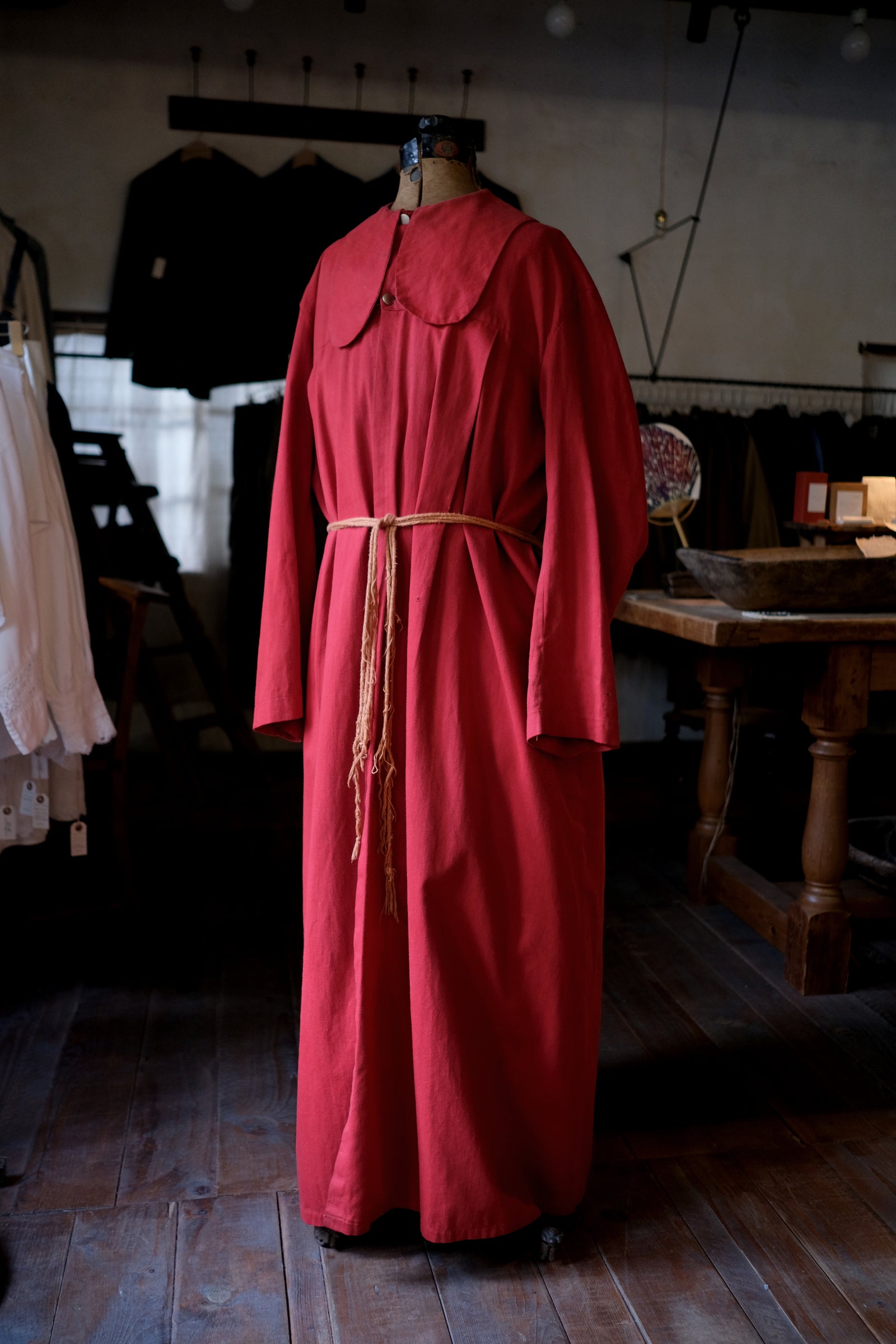 1910-20’s American Edwardian Rope Belted Coat / 美國繩束帶大衣
