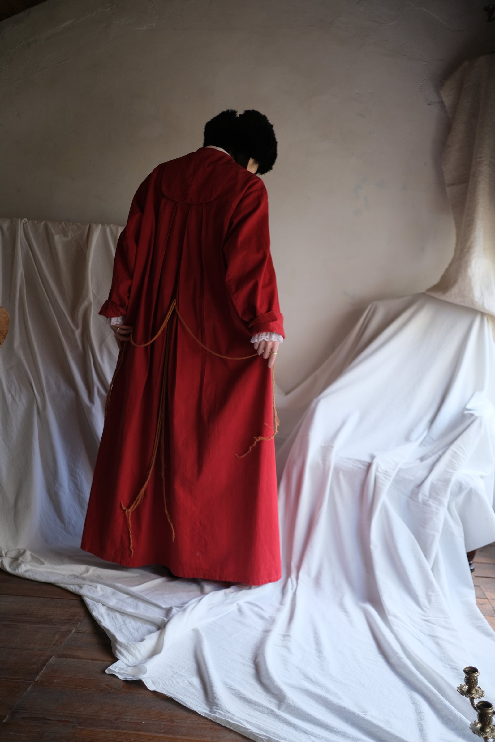 1910-20’s American Edwardian Rope Belted Coat / 美國繩束帶大衣