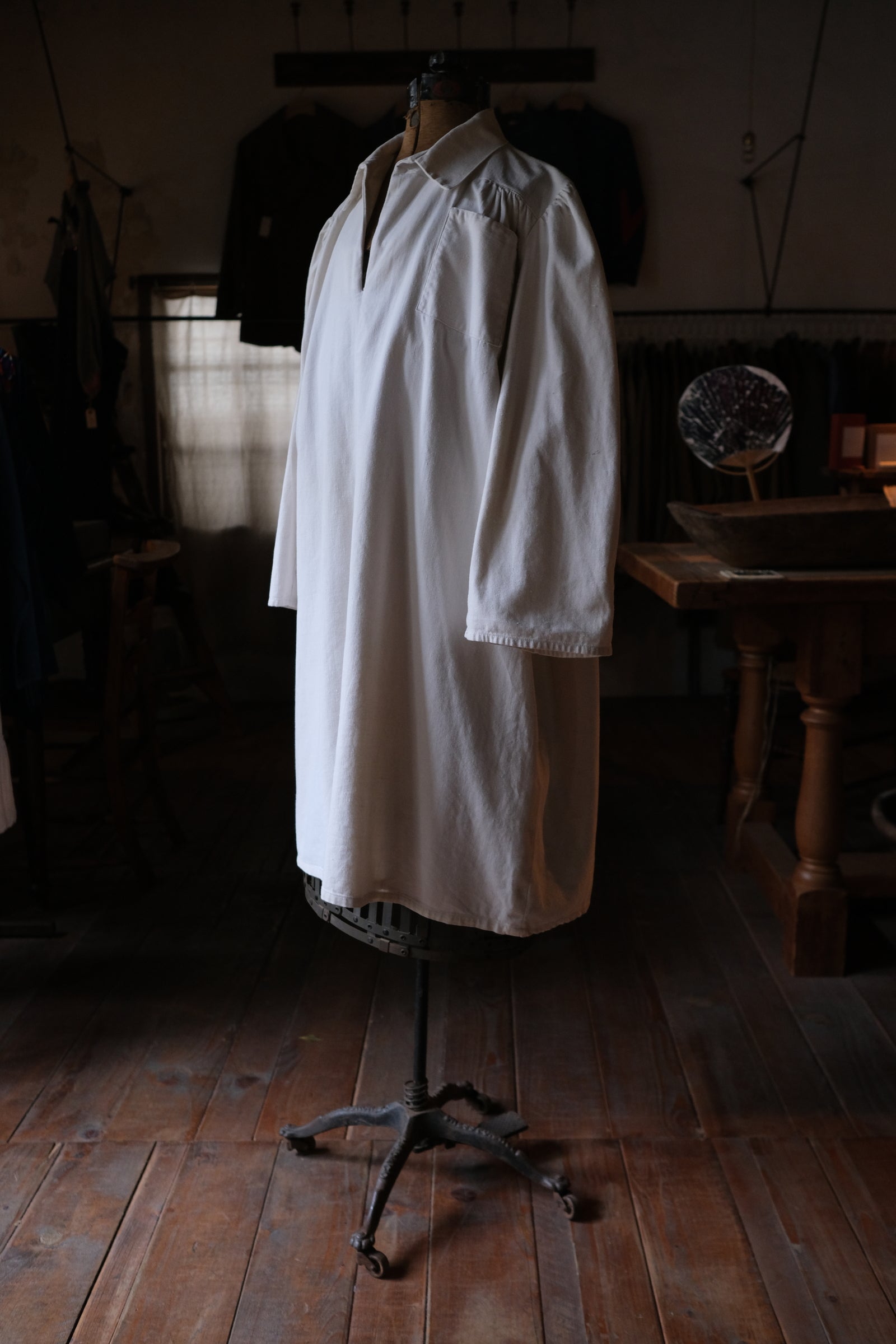 1950-1960's British Home Made Work smock / 英國自製工作罩衫