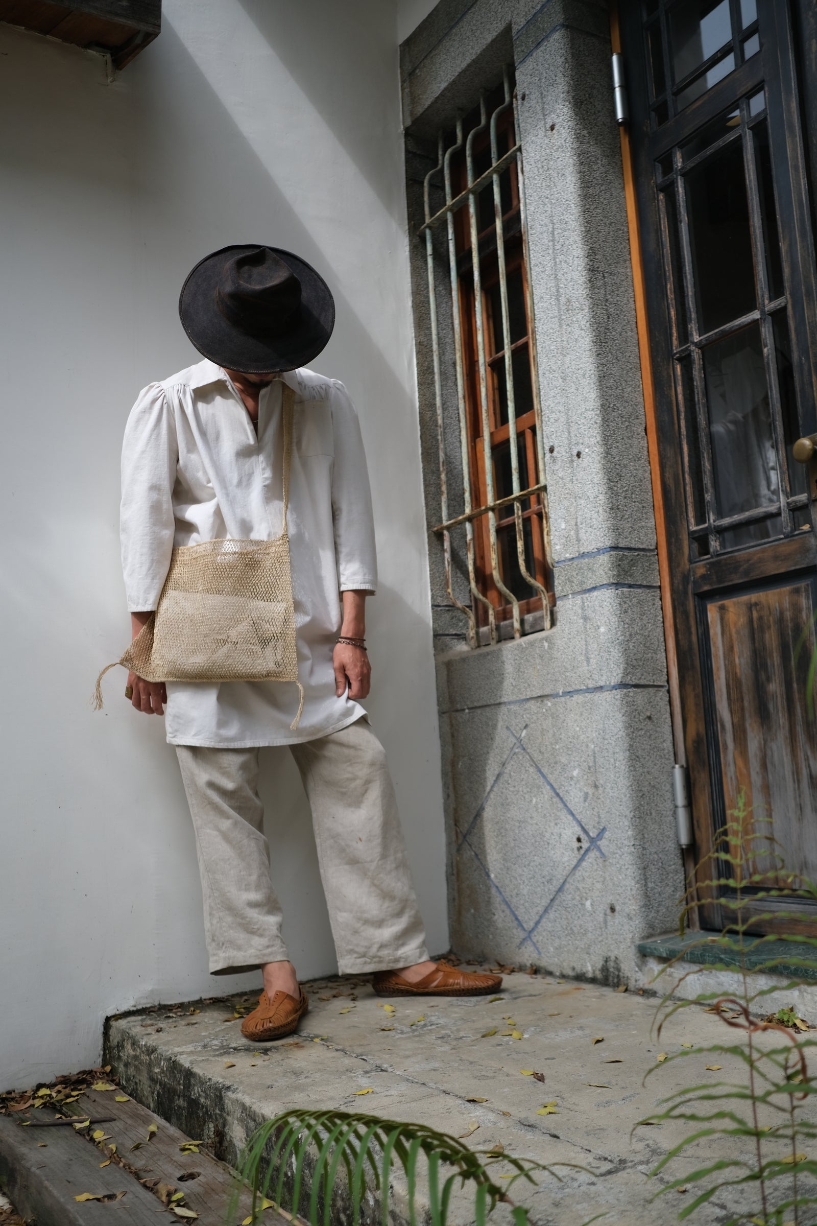 1950-1960's British Home Made Work smock / 英國自製工作罩衫