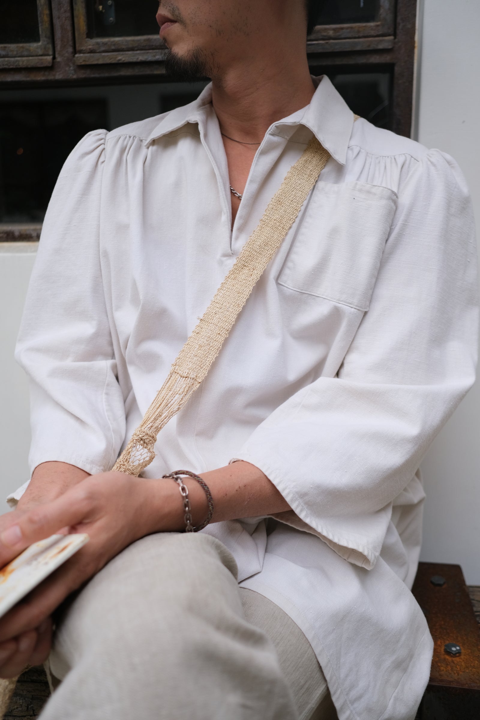 1950-1960's British Home Made Work smock / 英國自製工作罩衫