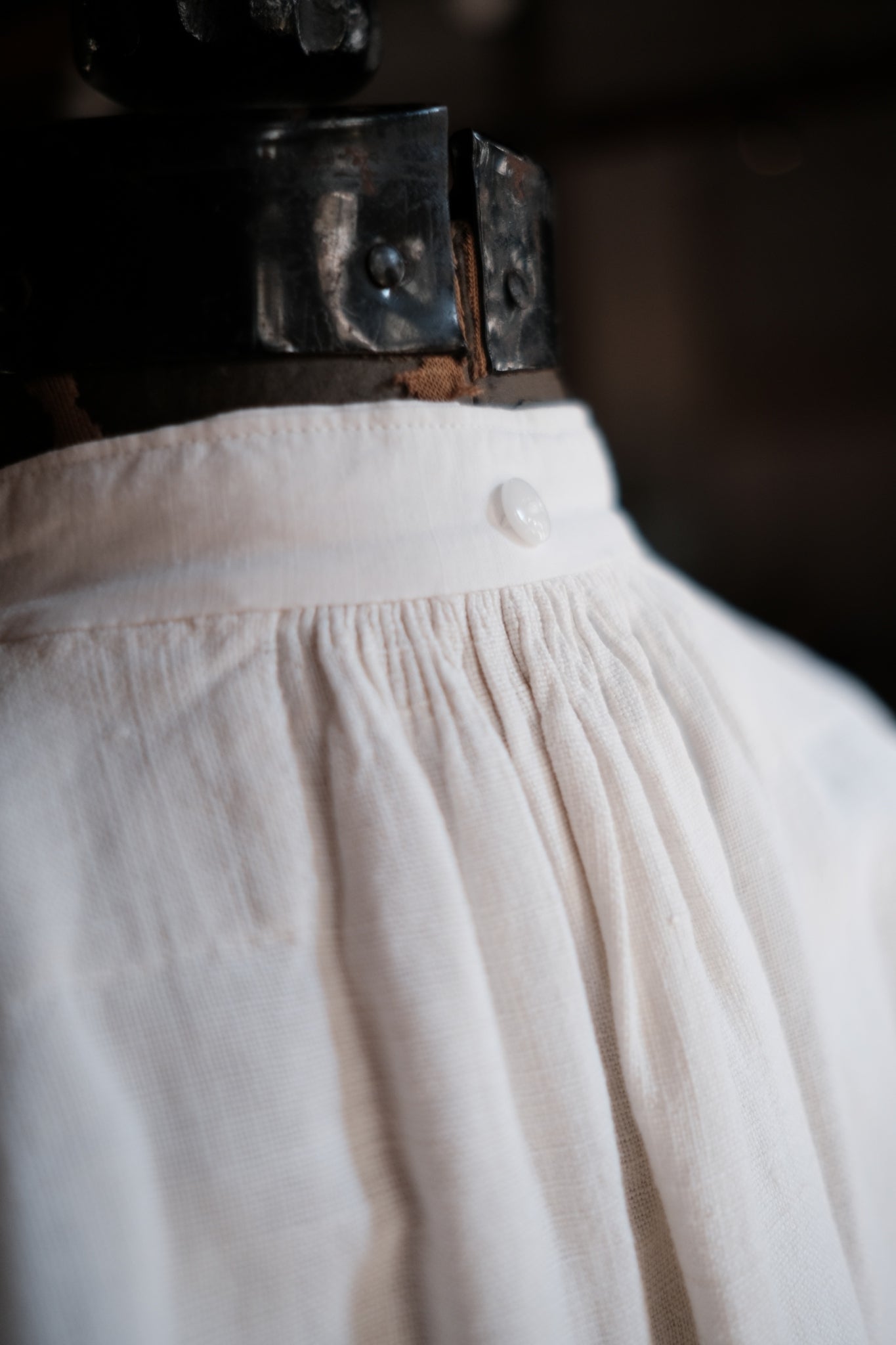 1900-1910’s French Farmer Linen Shirt / 法國農夫麻料衫
