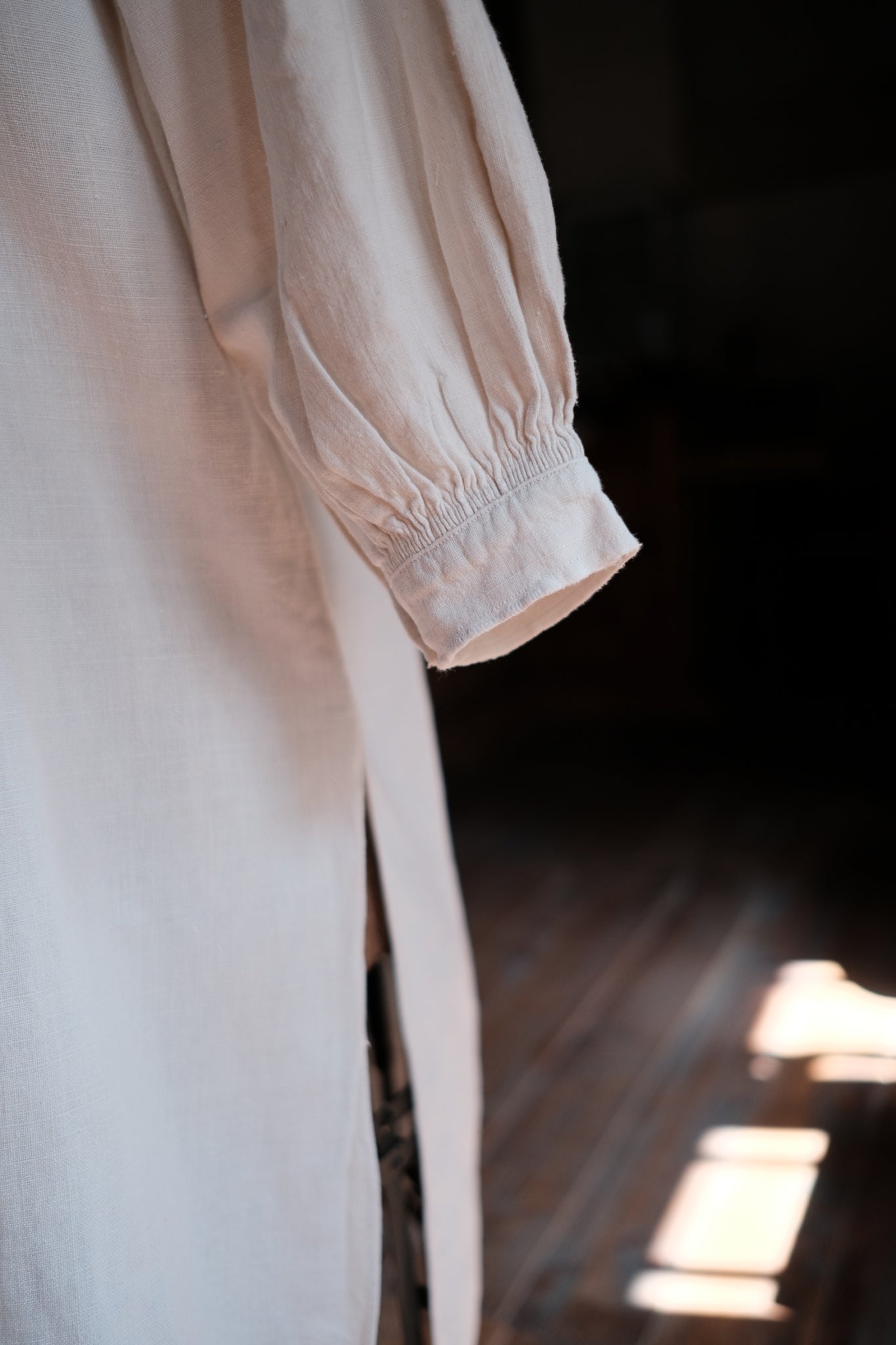 1900-1910’s French Farmer Linen Shirt / 法國農夫麻料衫