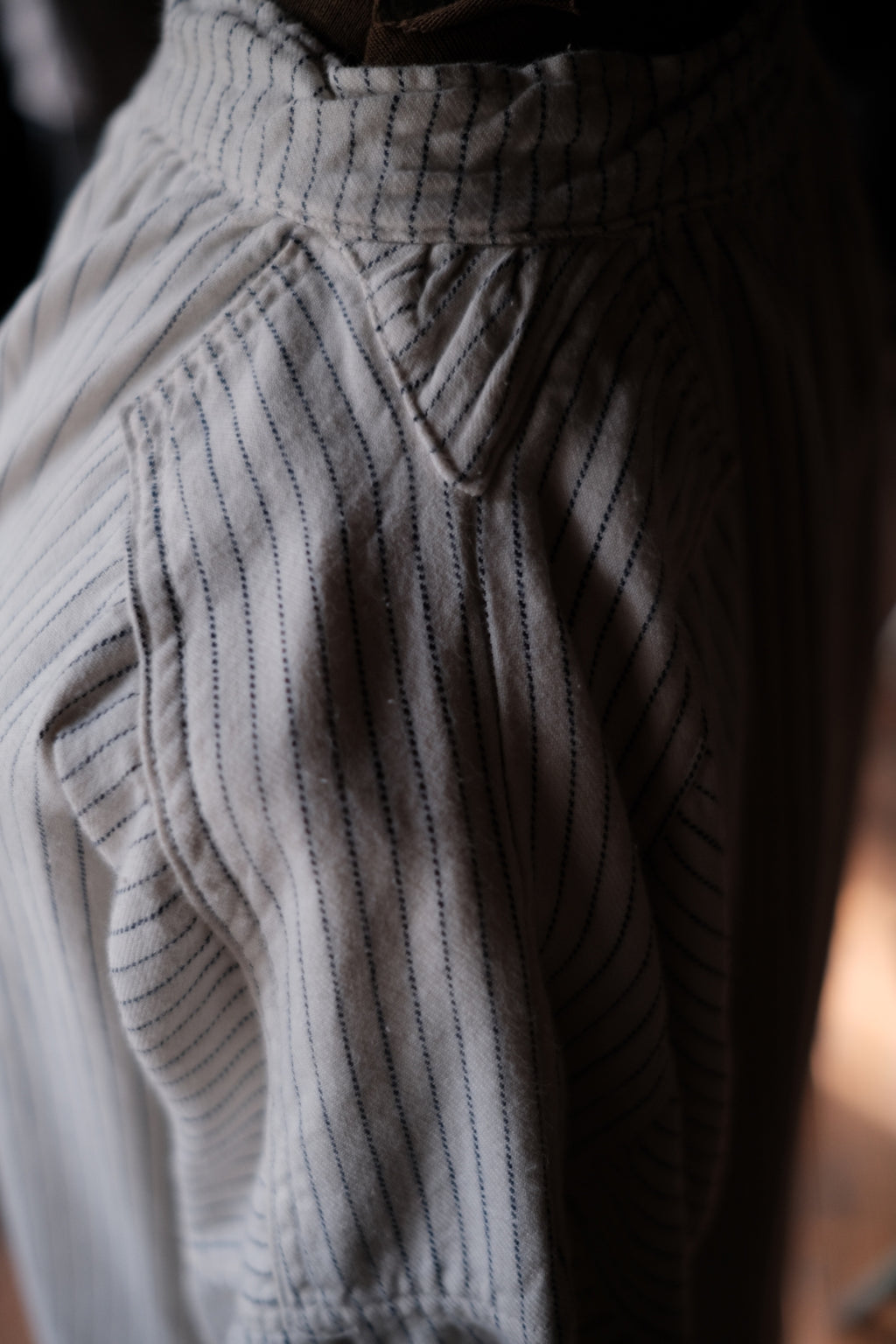 1940’ Germany Indigo Stripe Work Smock / 德國工作罩衫