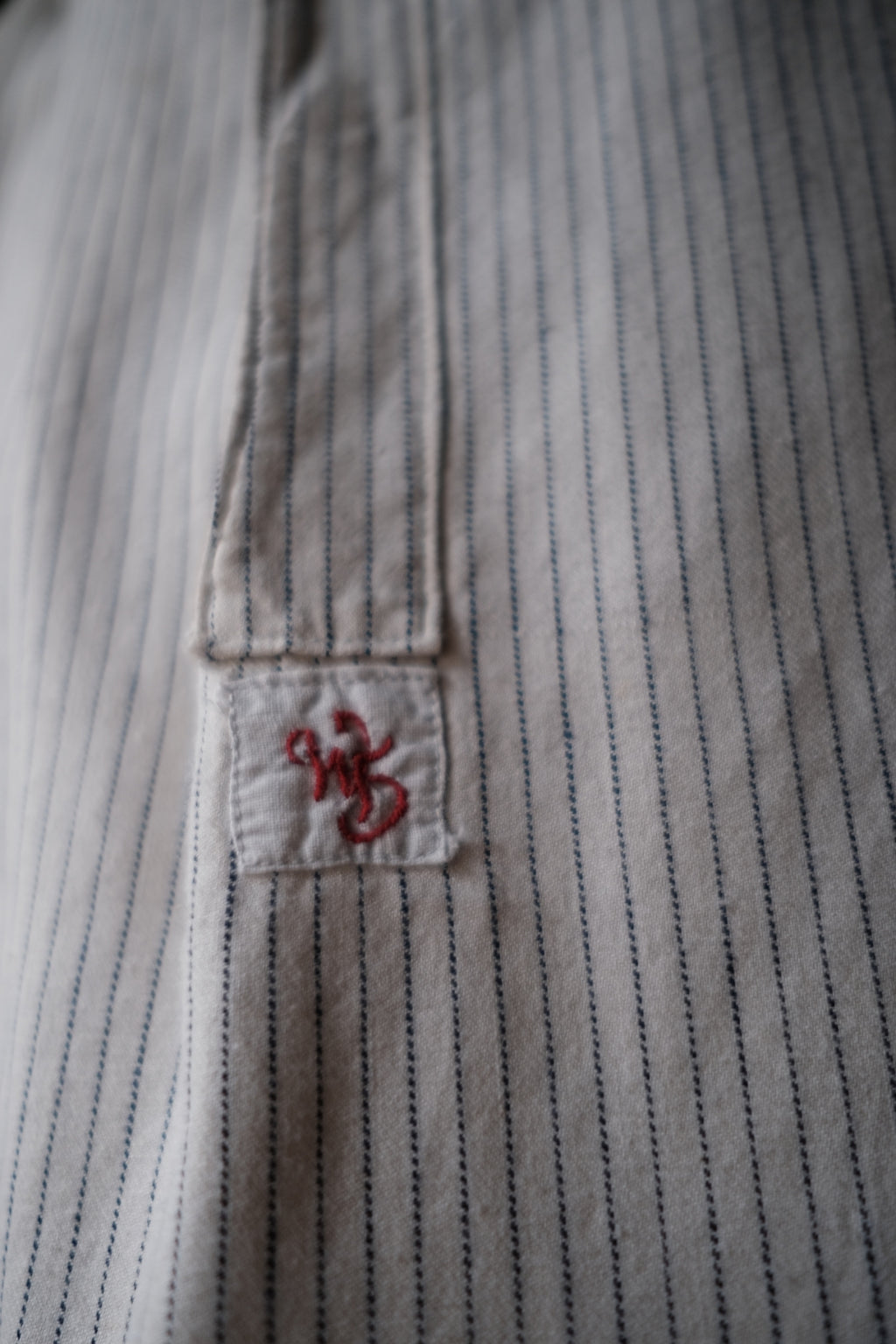 1940’ Germany Indigo Stripe Work Smock / 德國工作罩衫