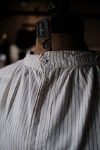 1940’ Germany Indigo Stripe Work Smock / 德國工作罩衫