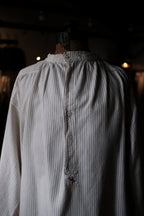 1940’ Germany Indigo Stripe Work Smock / 德國工作罩衫