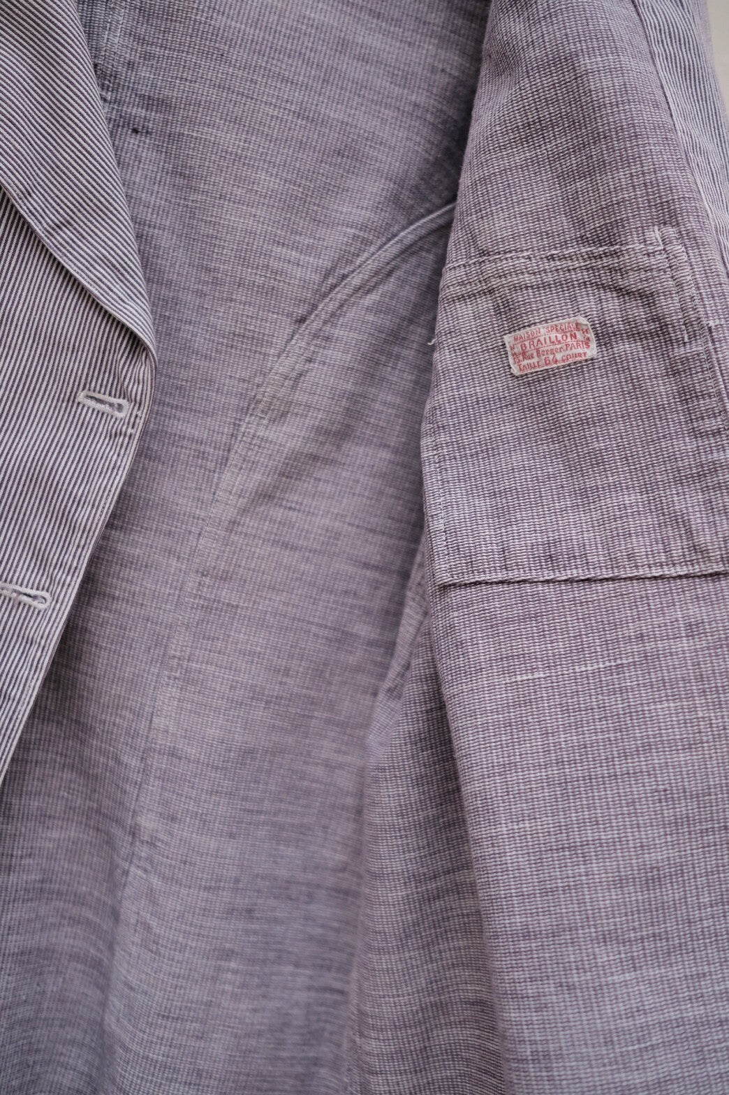 1930’s “BRAILLON” French Butcher Jacket / 法國廚師外套