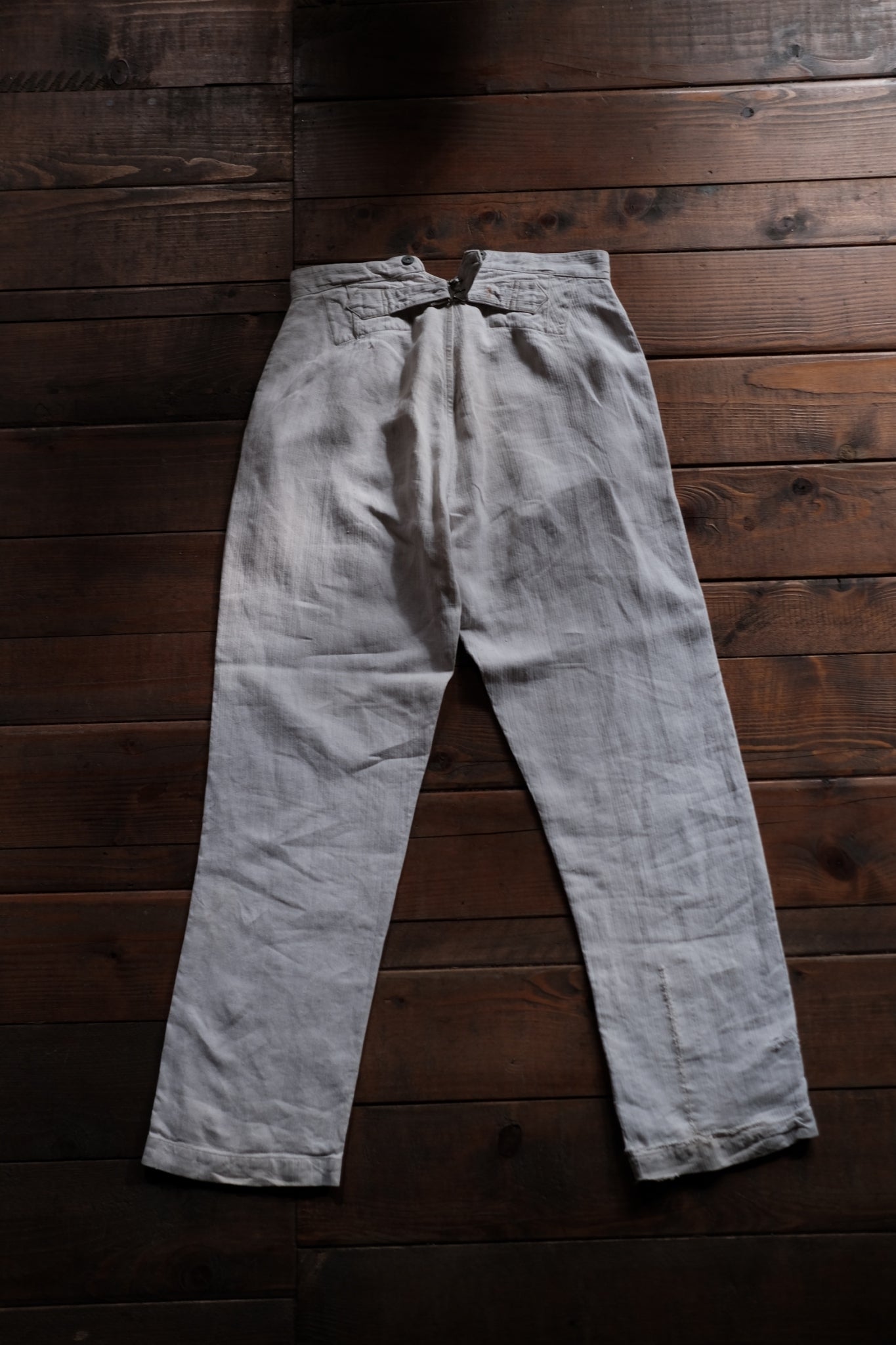 1910’s French Military Bourgeron Trousers / 法國軍用麻料長褲